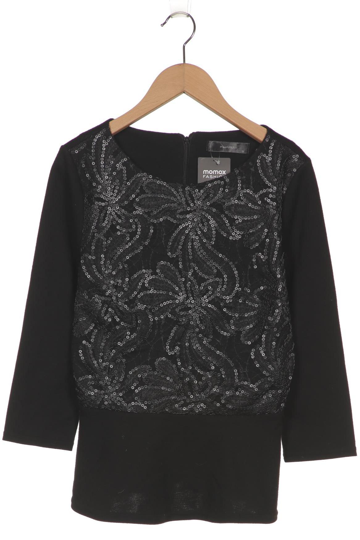 

Hallhuber Damen Langarmshirt, schwarz, Gr. 36