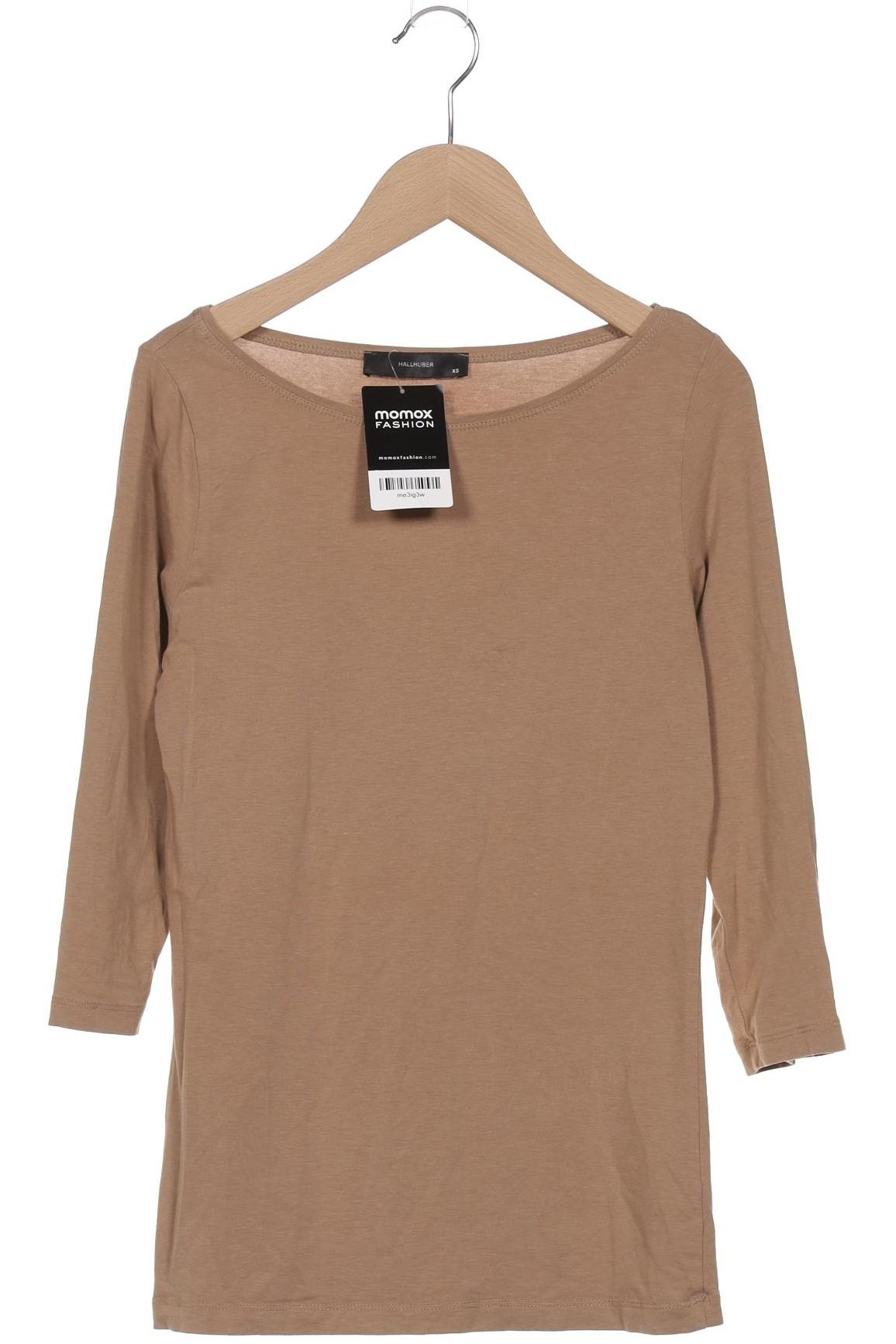 

Hallhuber Damen Langarmshirt, braun, Gr. 34