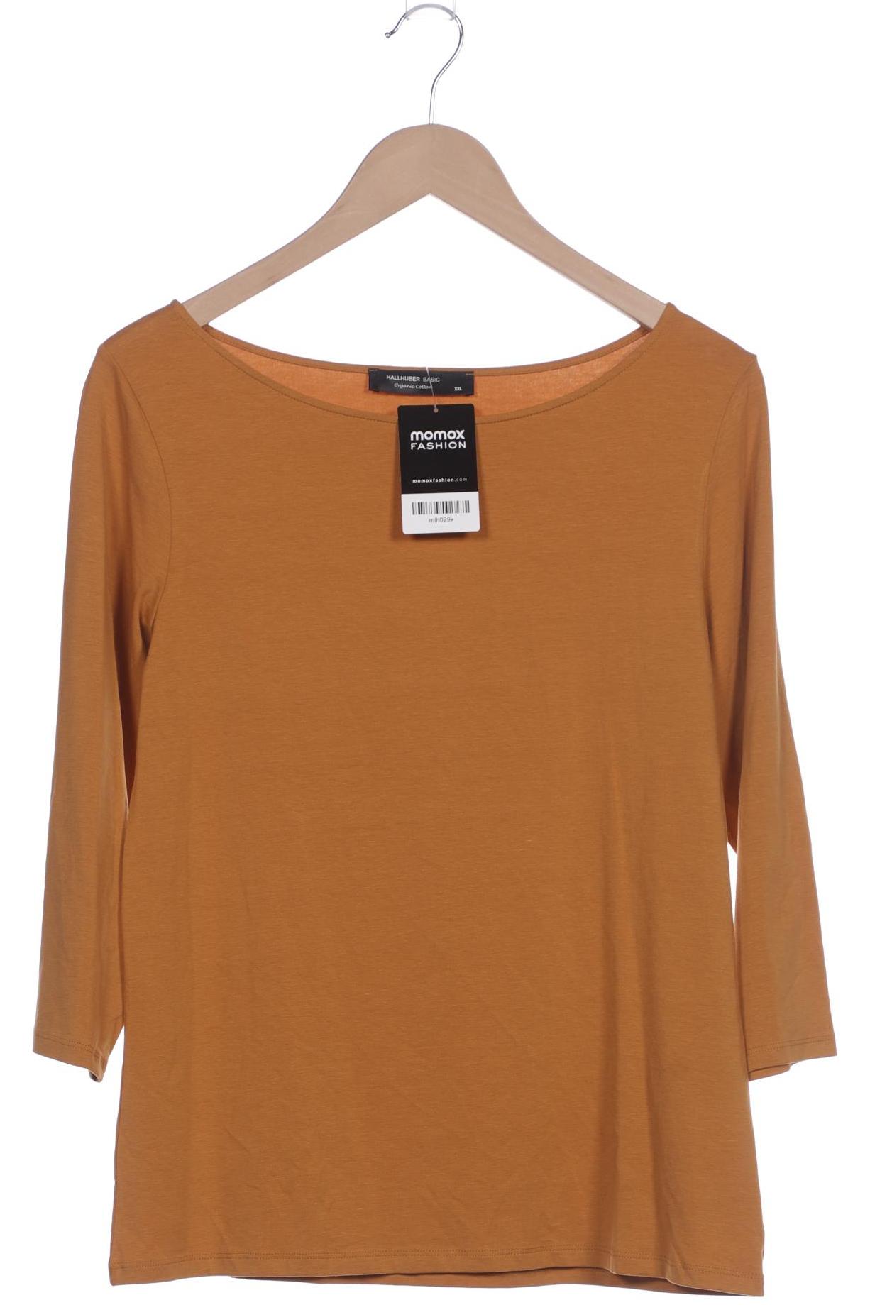 

Hallhuber Damen Langarmshirt, orange, Gr. 46