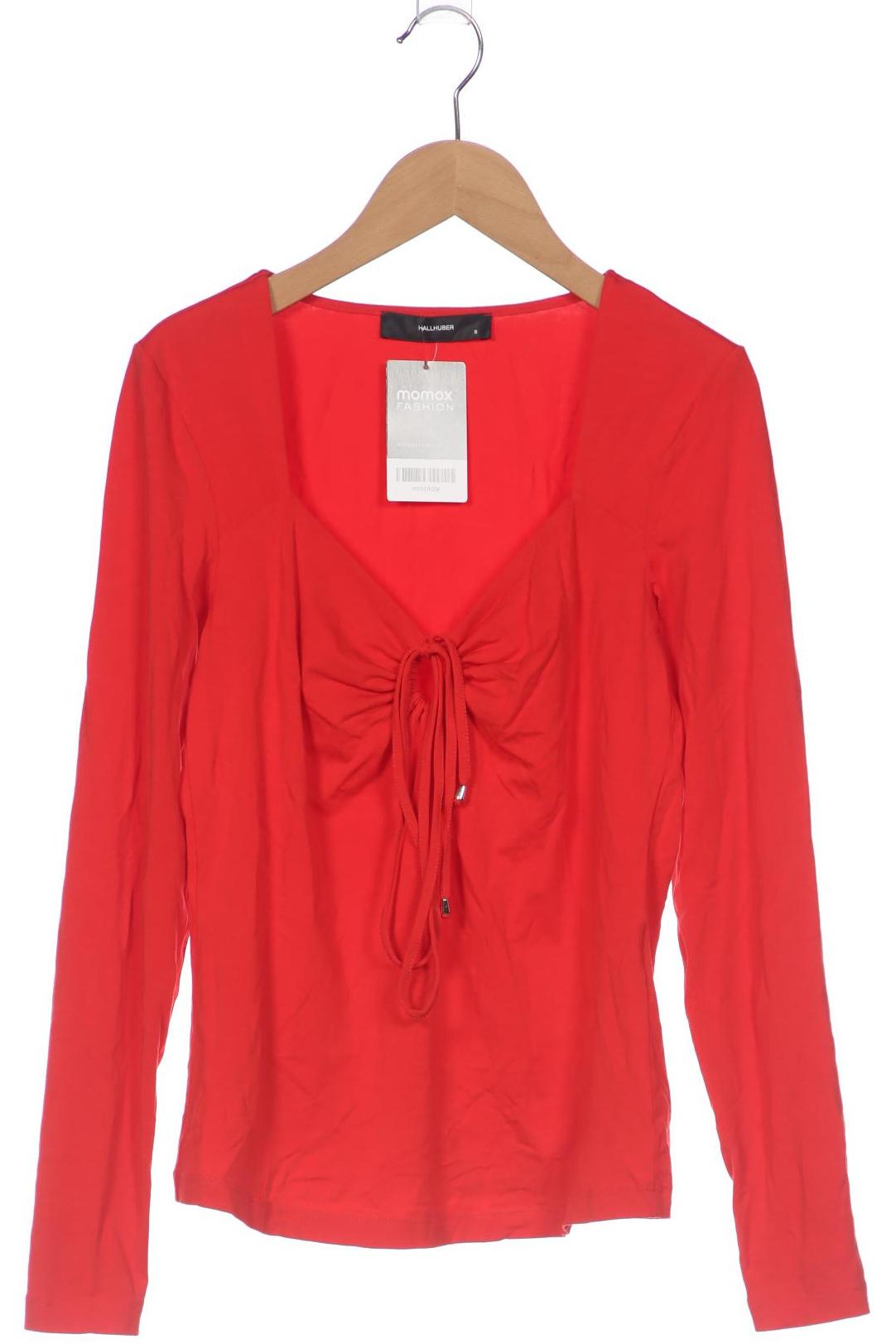 

Hallhuber Damen Langarmshirt, rot, Gr. 36
