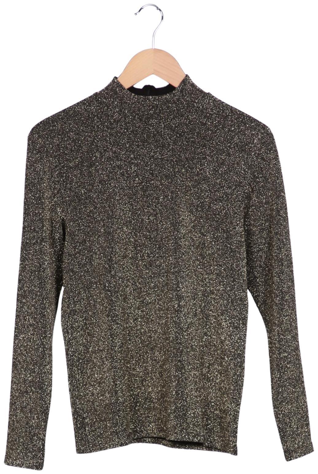 

Hallhuber Damen Langarmshirt, gold, Gr. 46