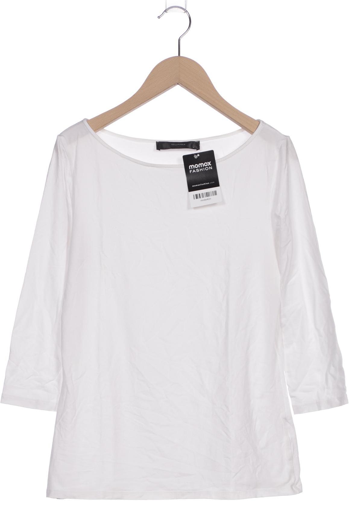 

Hallhuber Damen Langarmshirt, weiß, Gr. 38