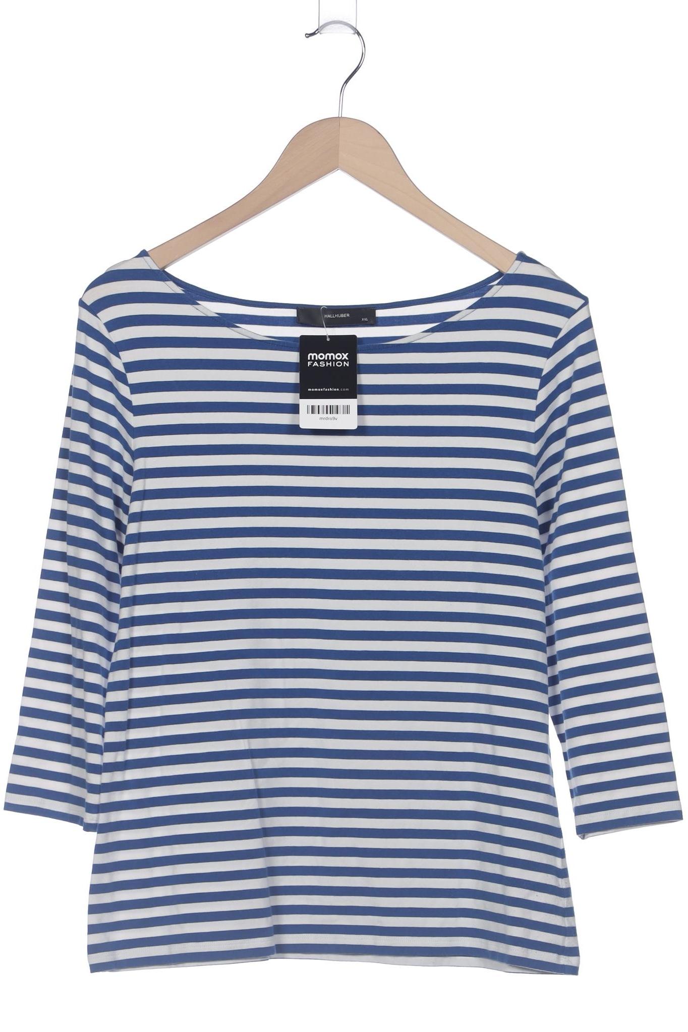 

Hallhuber Damen Langarmshirt, blau, Gr. 46