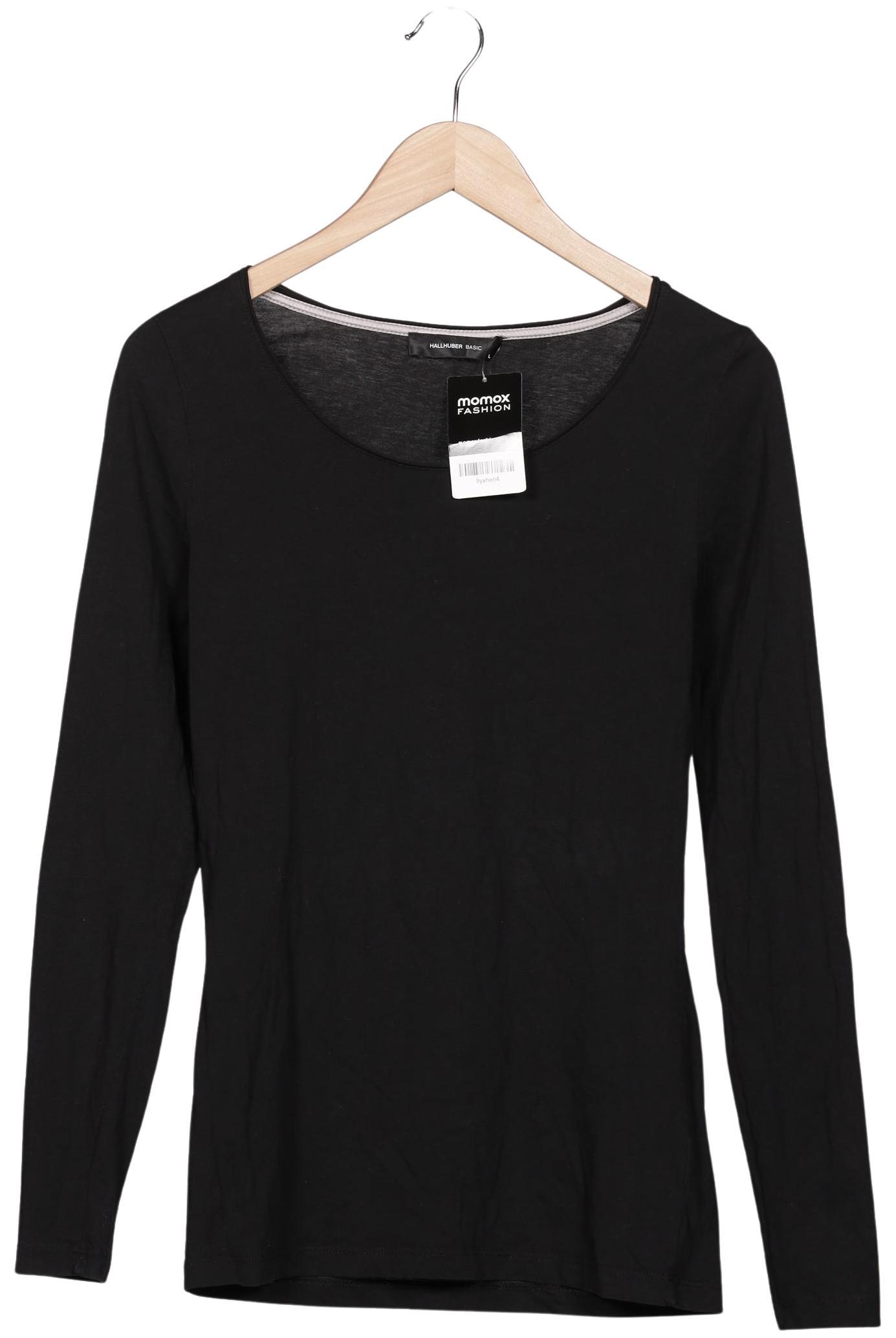 

Hallhuber Damen Langarmshirt, schwarz, Gr. 42
