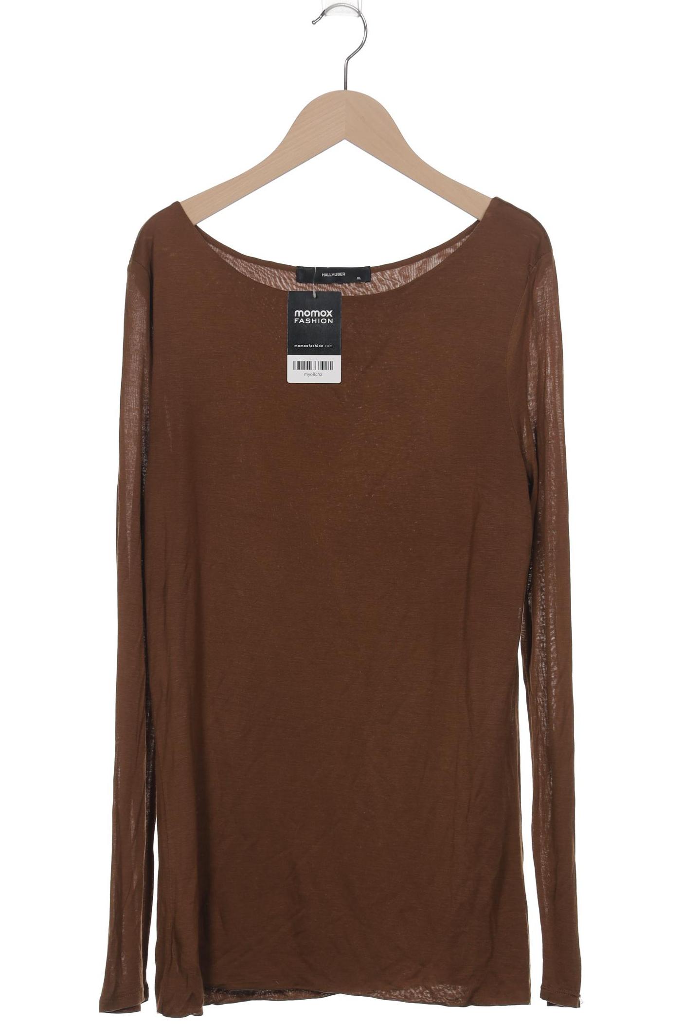 

Hallhuber Damen Langarmshirt, braun, Gr. 44