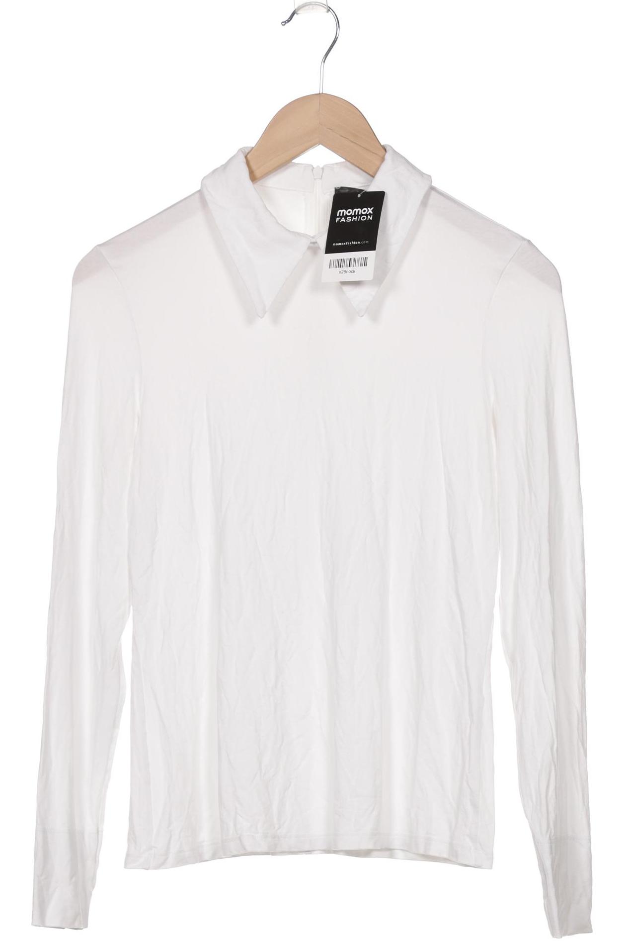 

Hallhuber Damen Langarmshirt, weiß, Gr. 36