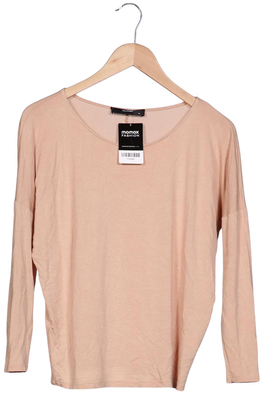 

Hallhuber Damen Langarmshirt, beige, Gr. 34