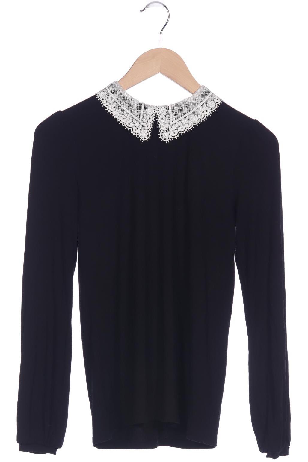 

Hallhuber Damen Langarmshirt, schwarz, Gr. 36