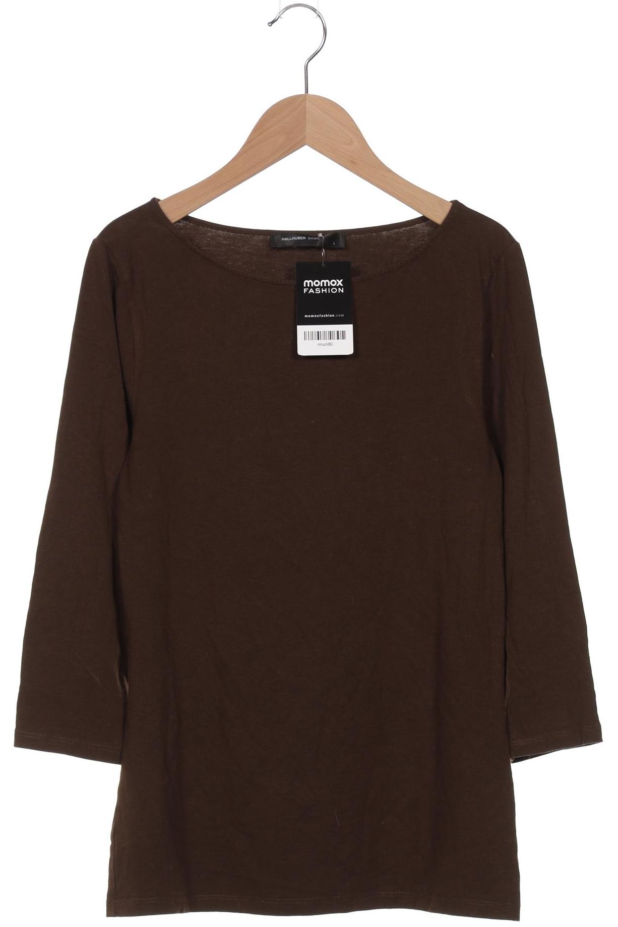 

Hallhuber Damen Langarmshirt, braun, Gr. 42