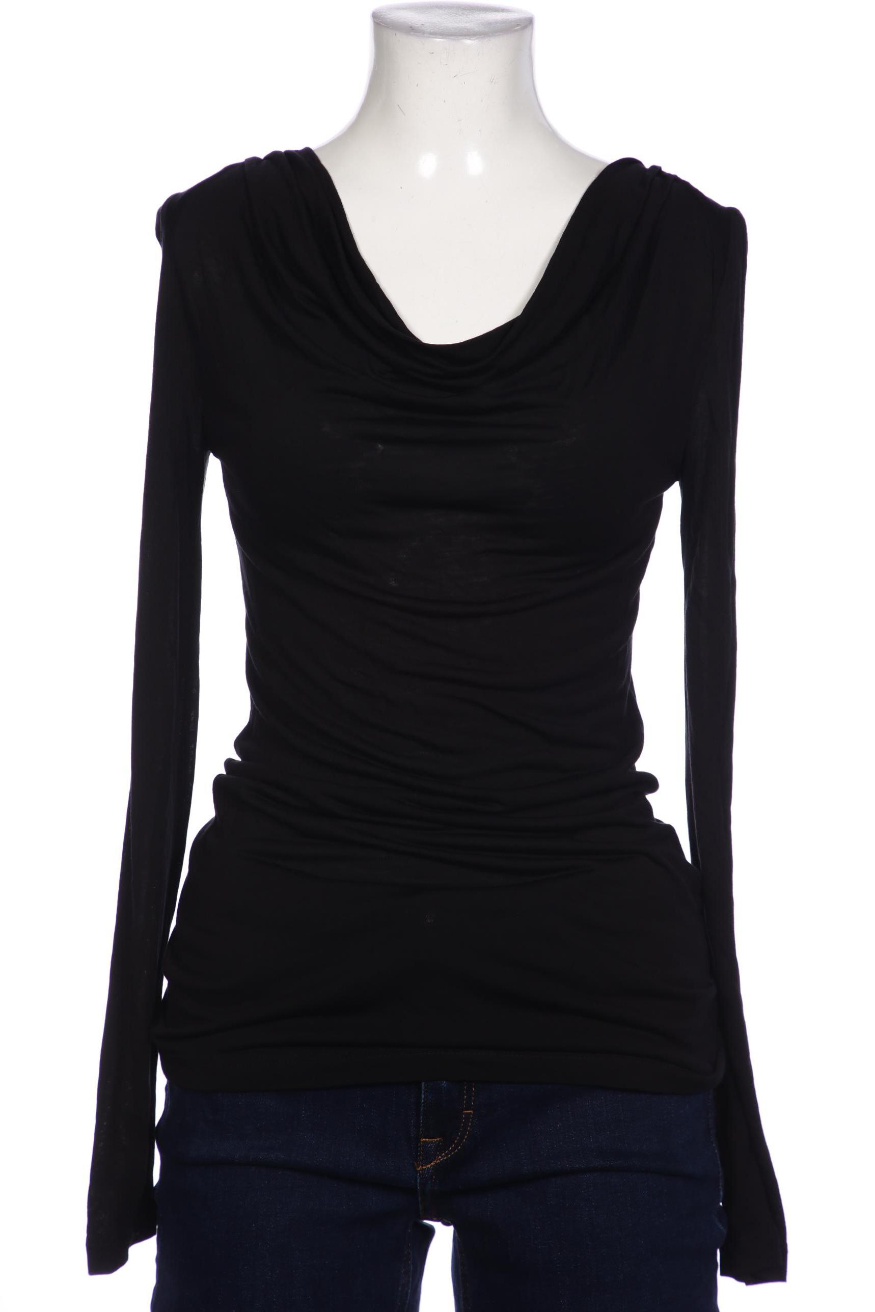 

Hallhuber Damen Langarmshirt, schwarz, Gr. 34