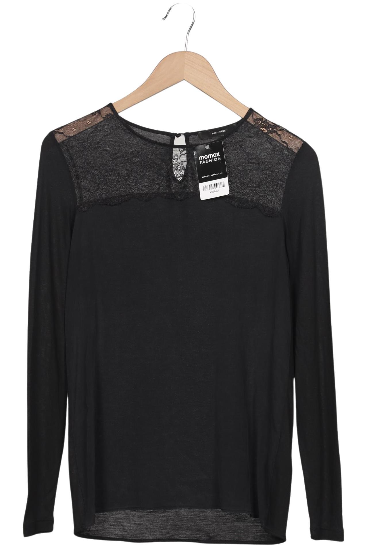 

Hallhuber Damen Langarmshirt, schwarz, Gr. 36