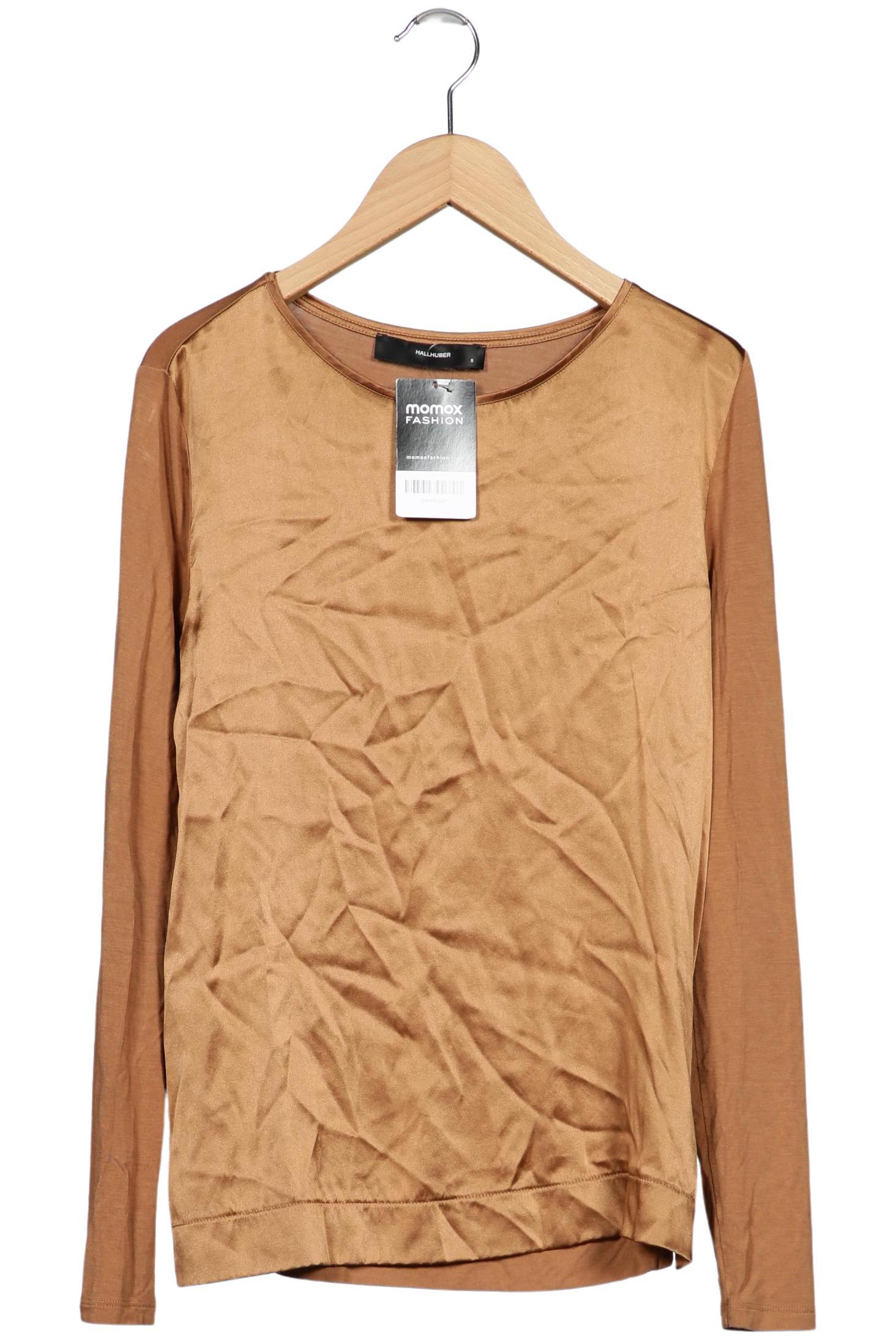 

Hallhuber Damen Langarmshirt, braun, Gr. 36