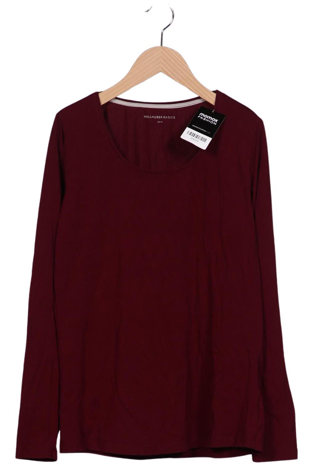 

Hallhuber Damen Langarmshirt, bordeaux, Gr. 44