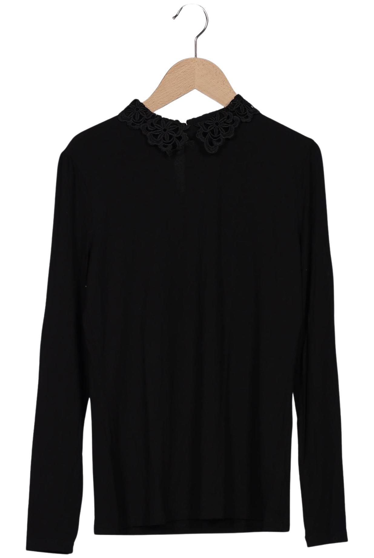 

Hallhuber Damen Langarmshirt, schwarz, Gr. 36