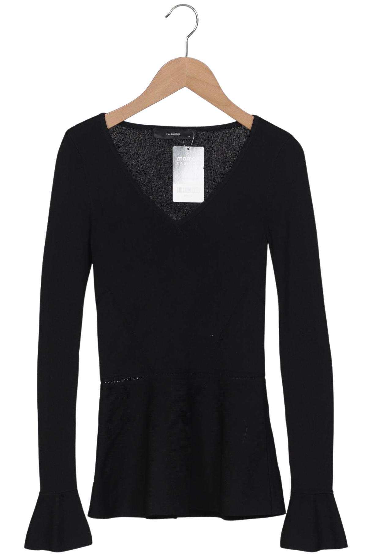 

Hallhuber Damen Langarmshirt, schwarz, Gr. 34