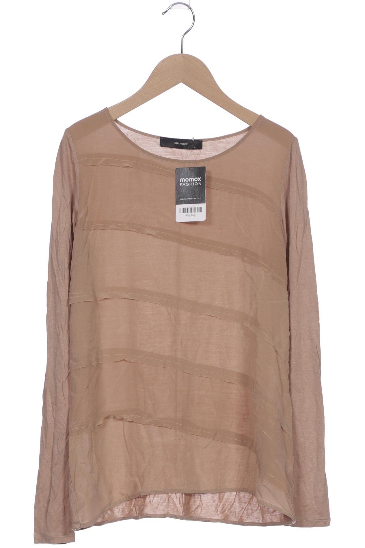 

Hallhuber Damen Langarmshirt, beige, Gr. 38