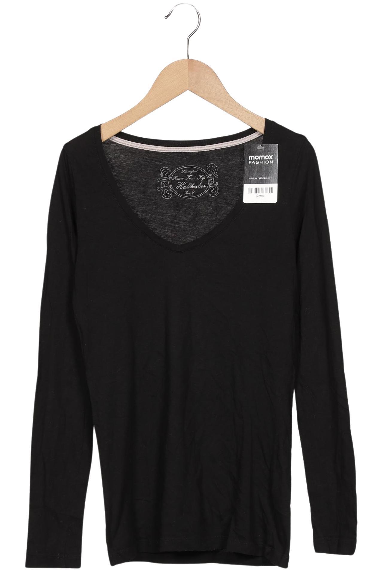 

Hallhuber Damen Langarmshirt, schwarz, Gr. 36