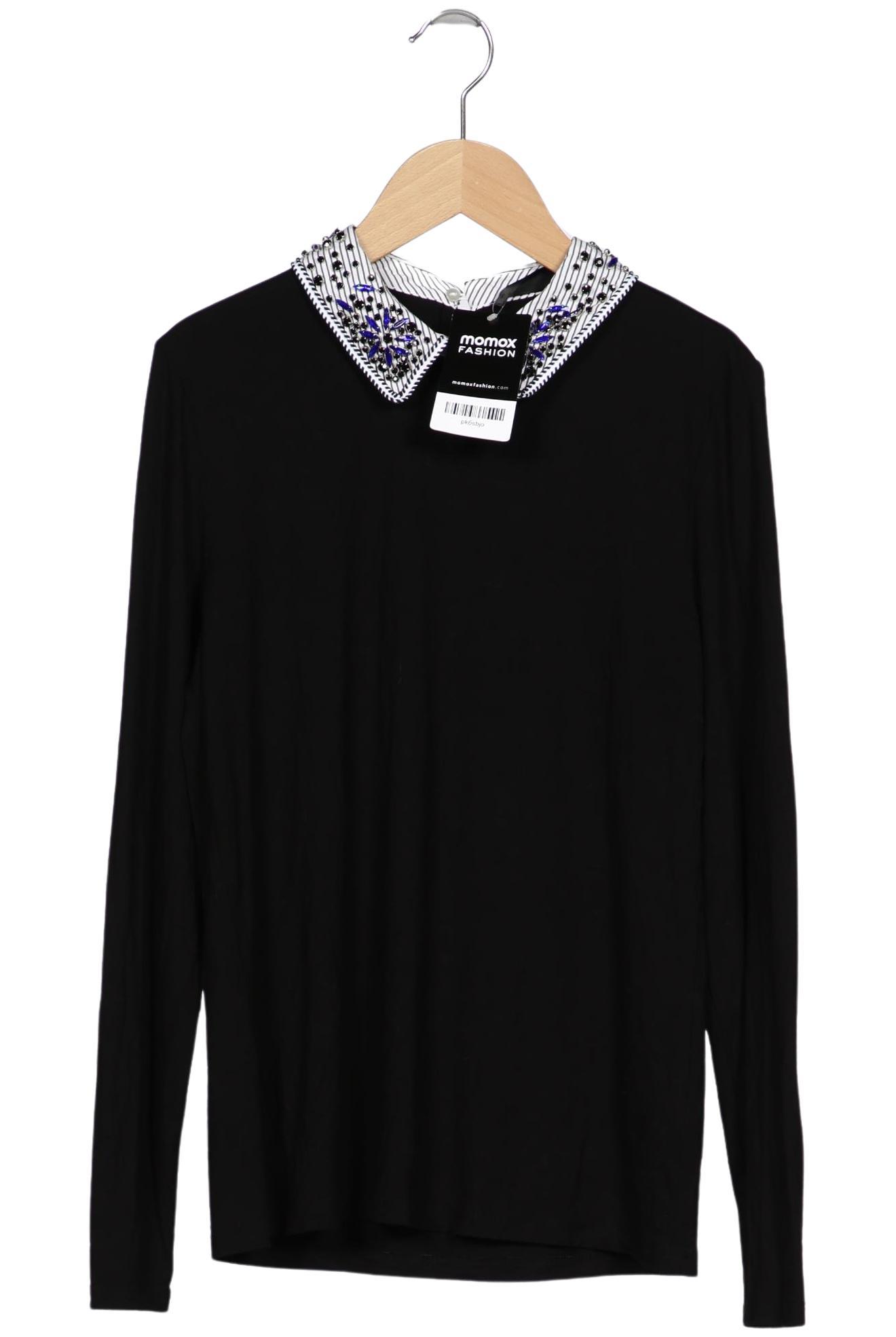 

Hallhuber Damen Langarmshirt, schwarz, Gr. 38