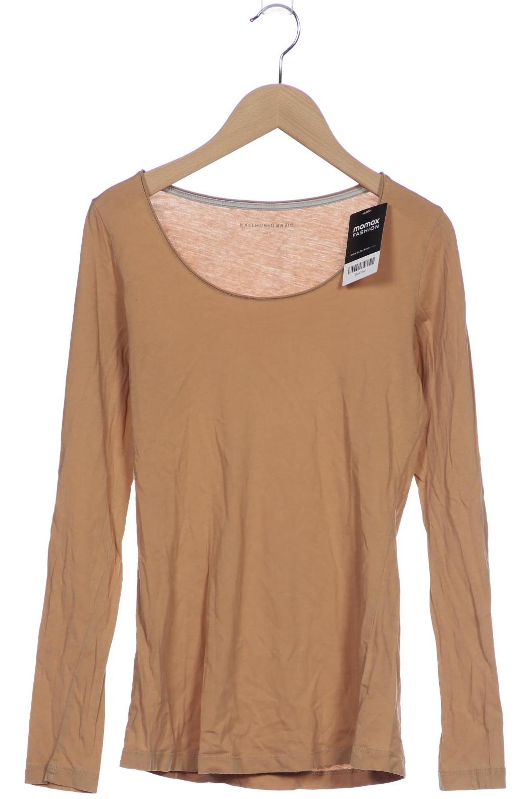 

Hallhuber Damen Langarmshirt, beige, Gr. 36