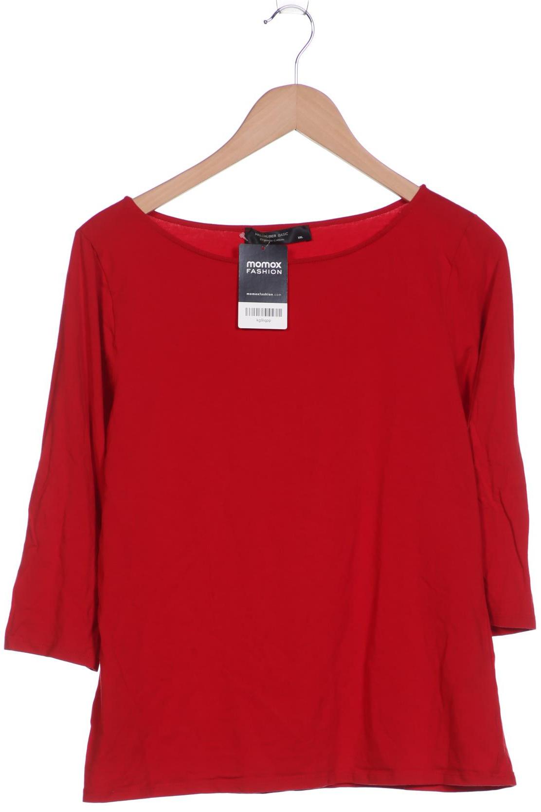 

Hallhuber Damen Langarmshirt, rot, Gr. 46