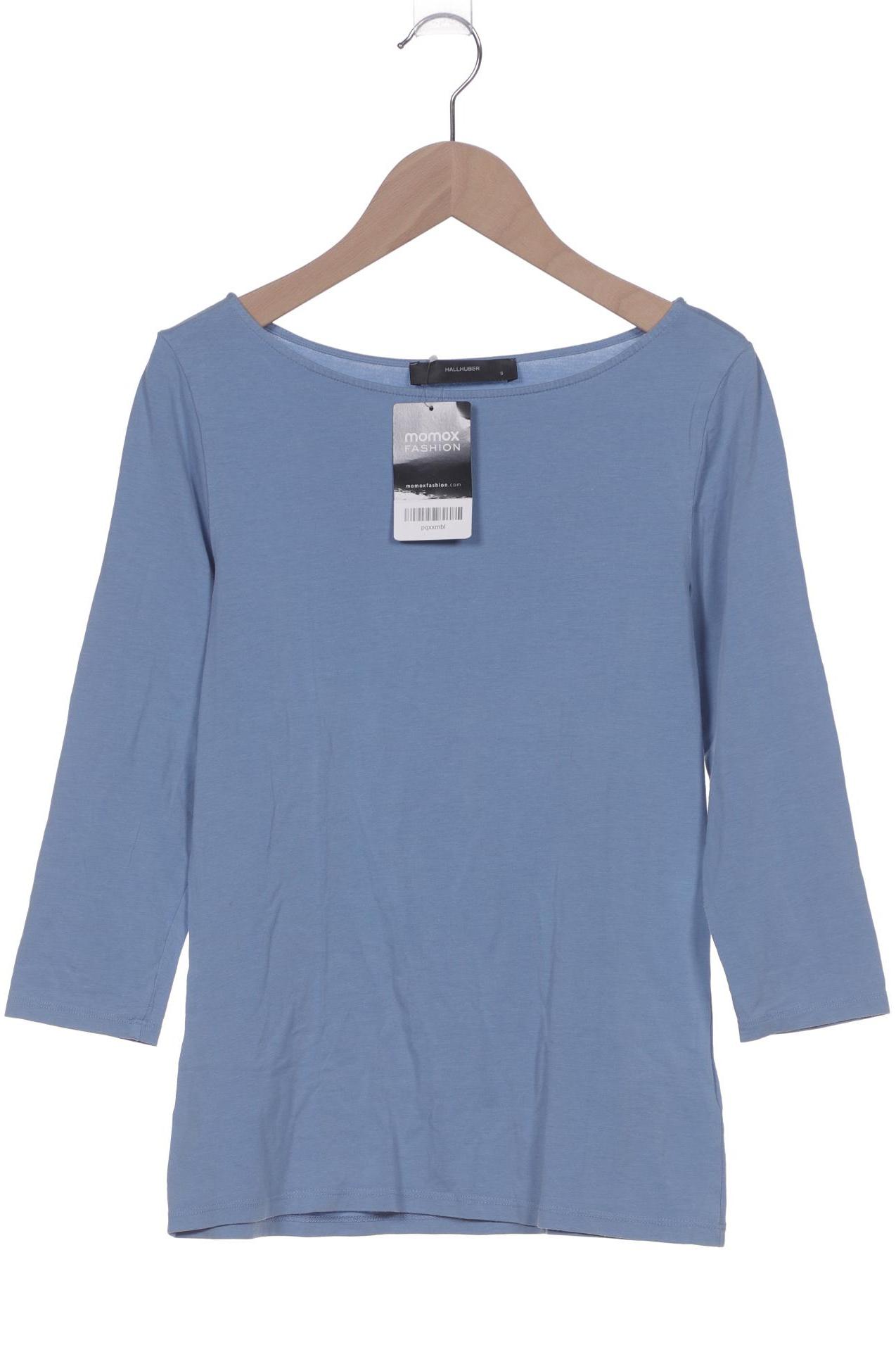 

Hallhuber Damen Langarmshirt, blau, Gr. 36