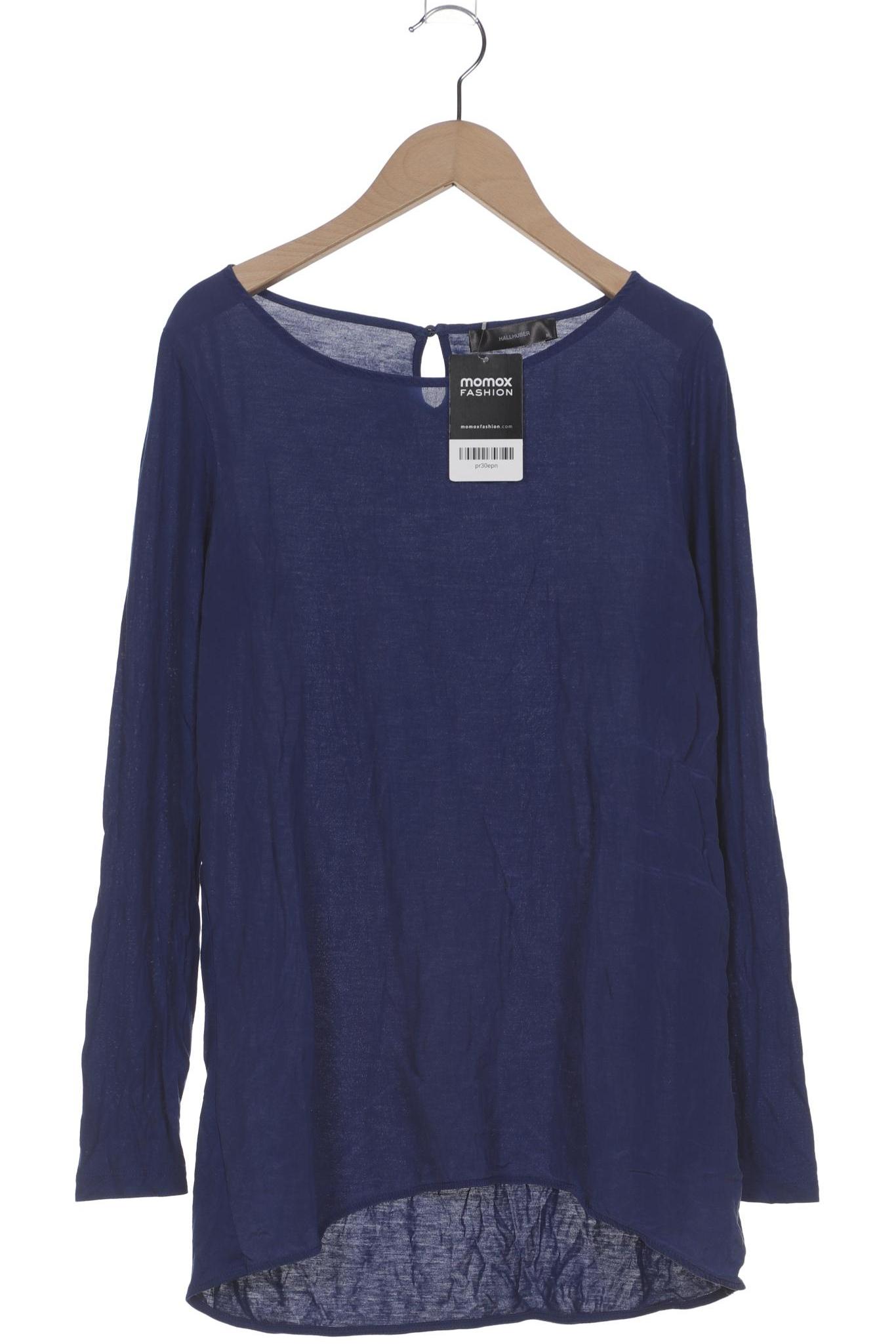 

Hallhuber Damen Langarmshirt, blau, Gr. 38