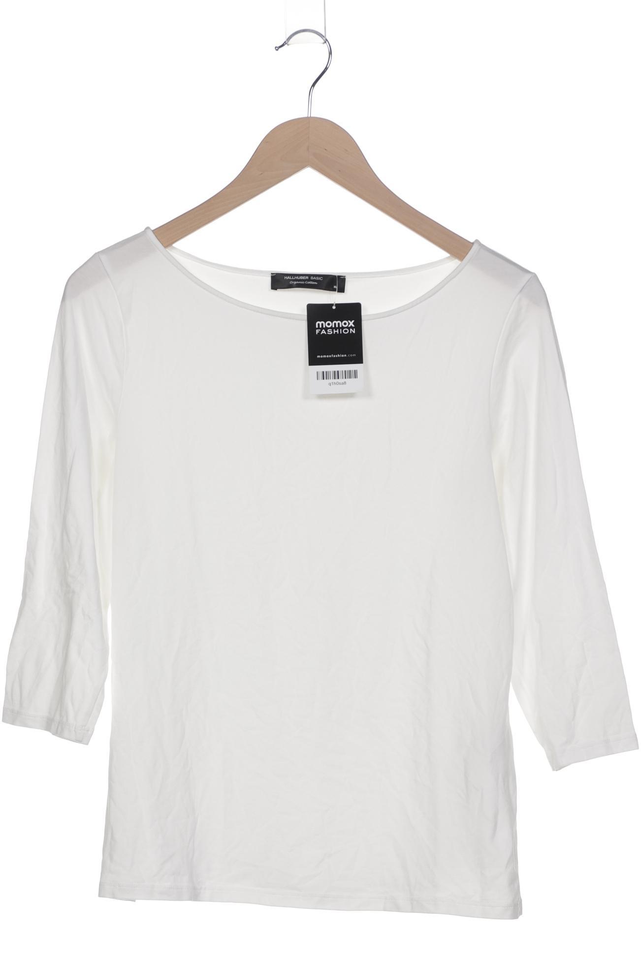 

Hallhuber Damen Langarmshirt, weiß, Gr. 44