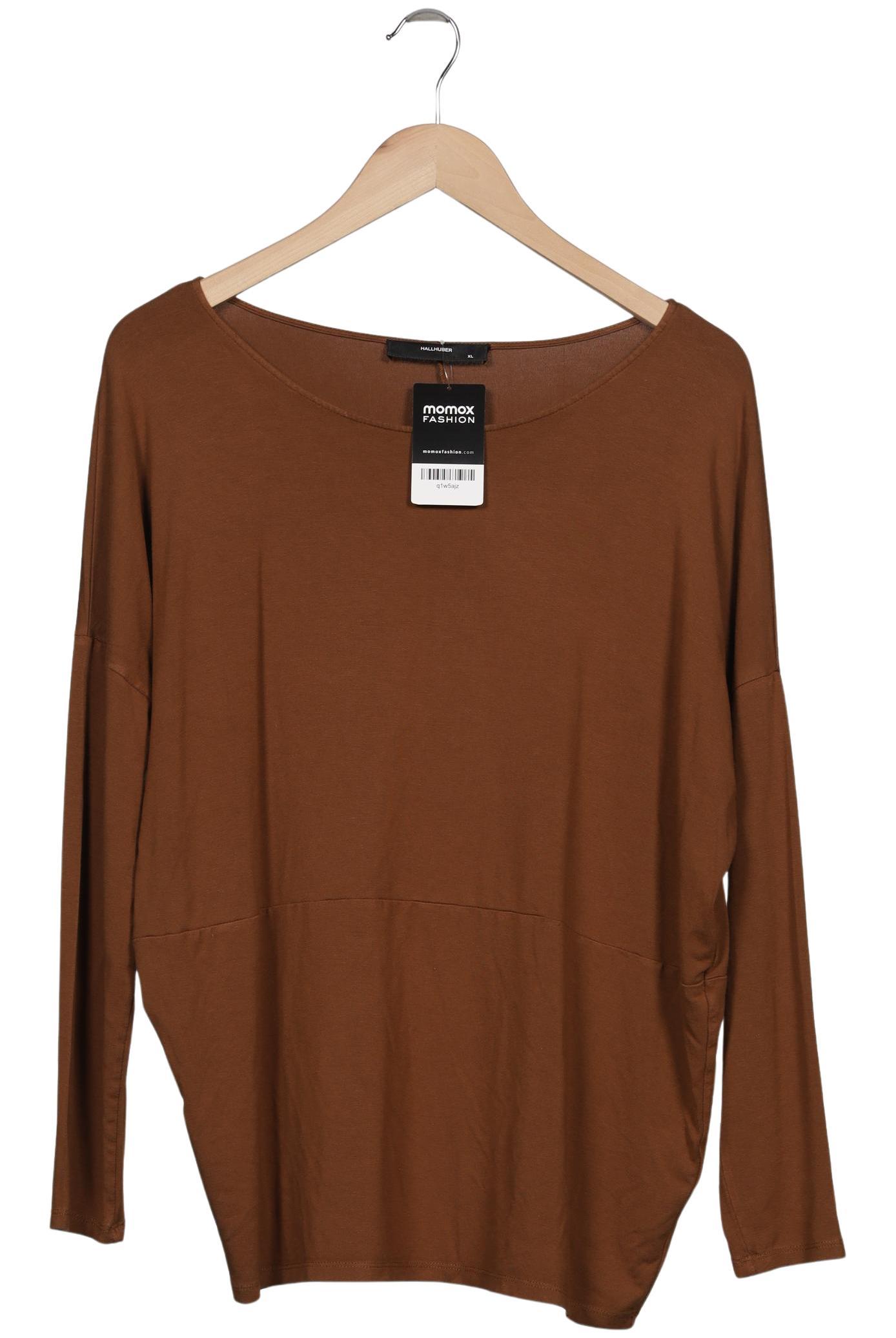 

Hallhuber Damen Langarmshirt, braun, Gr. 44