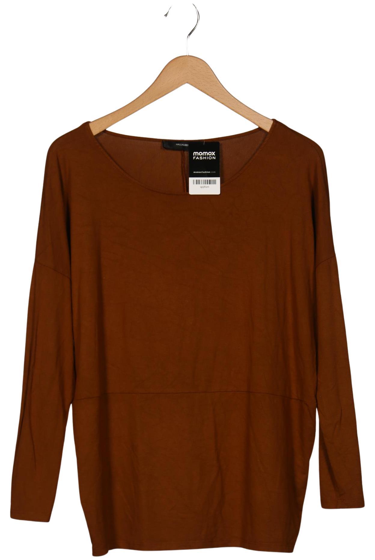 Thumbnail - Hallhuber Damen Langarmshirt, braun, Gr. 38