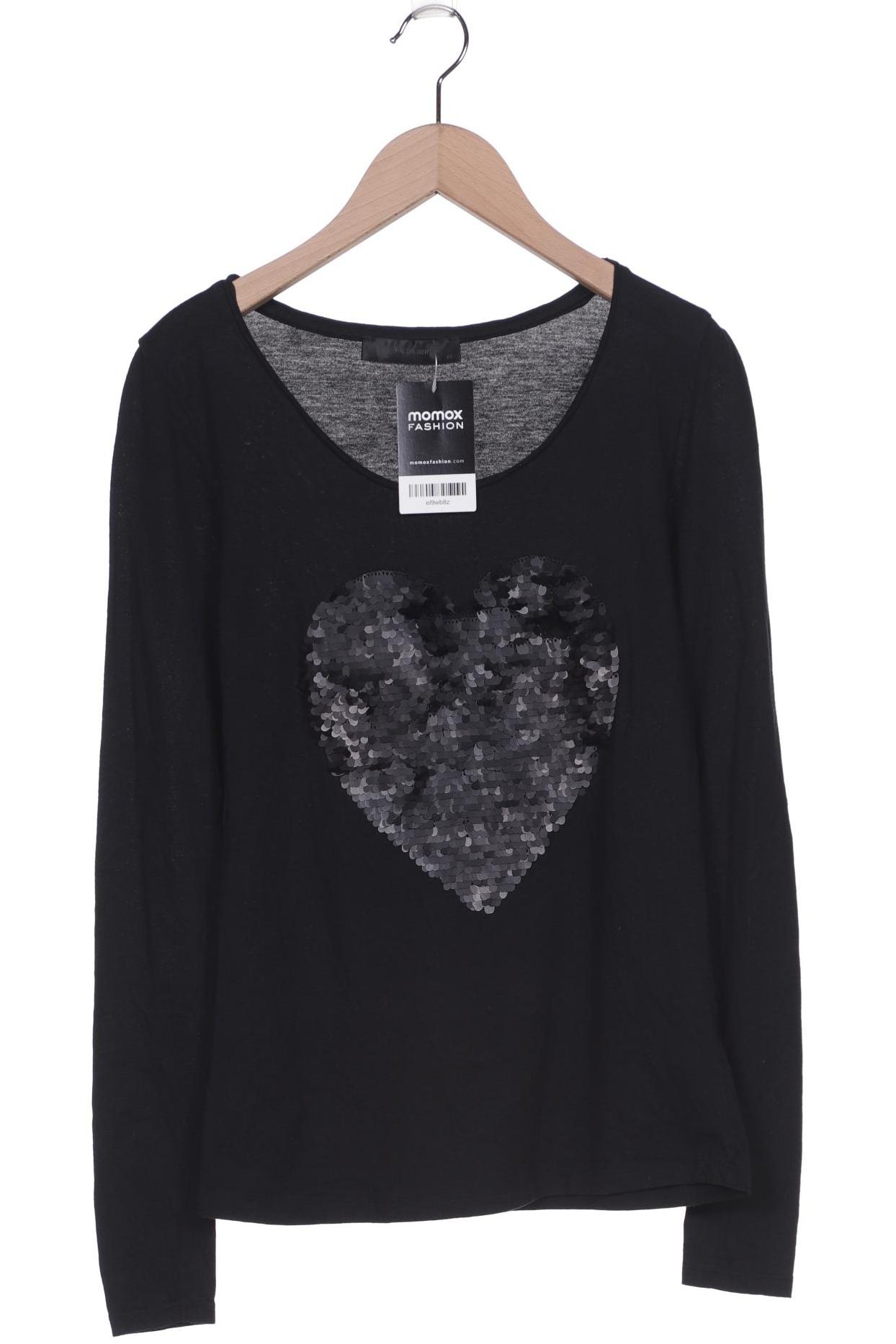 

Hallhuber Damen Langarmshirt, schwarz, Gr. 34