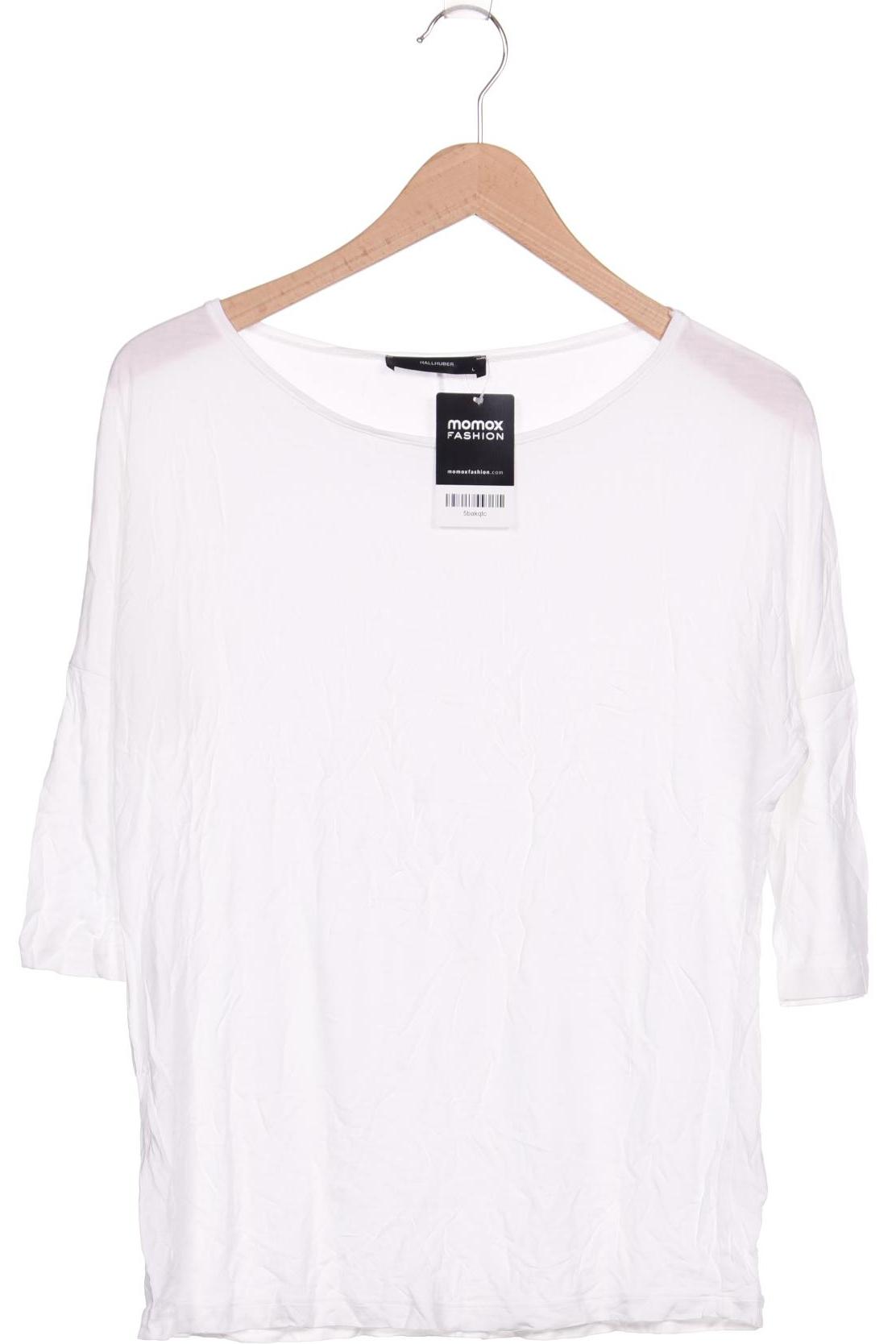 

Hallhuber Damen Langarmshirt, weiß, Gr. 42