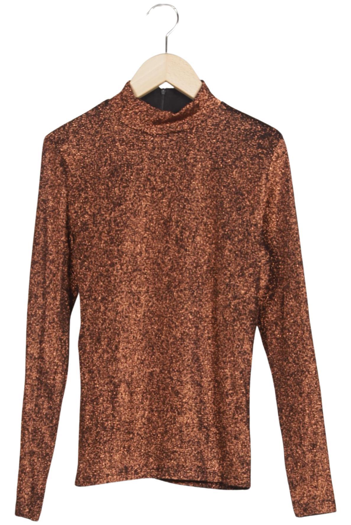 

Hallhuber Damen Langarmshirt, braun, Gr. 36