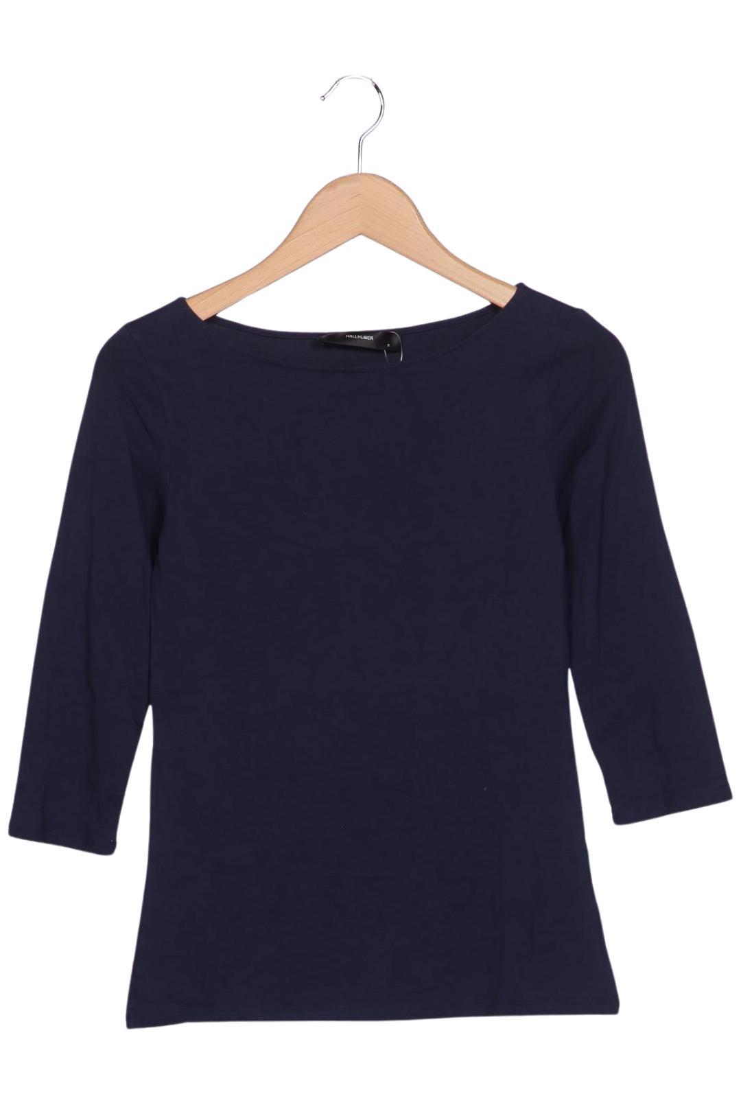 

Hallhuber Damen Langarmshirt, marineblau, Gr. 36