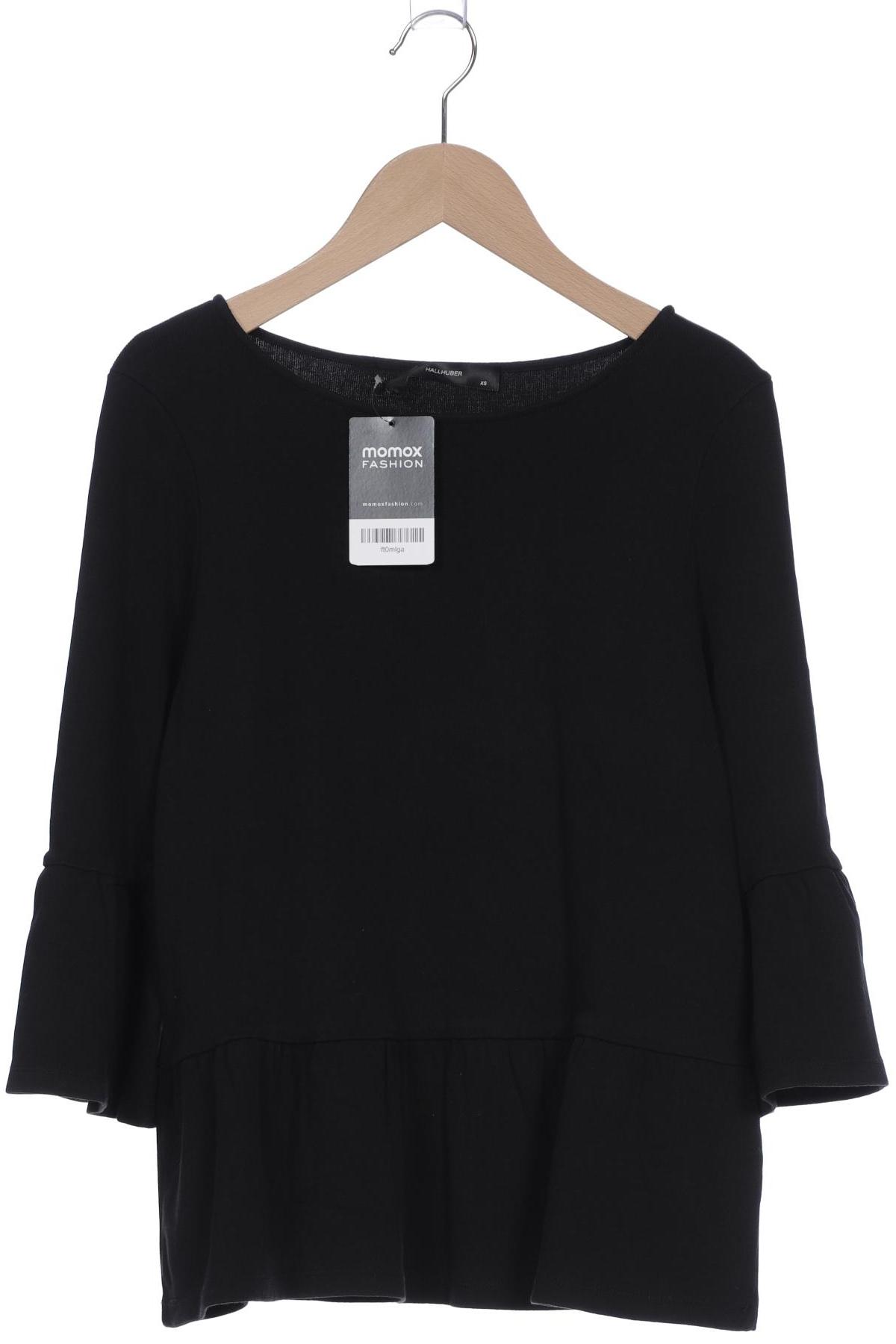 

Hallhuber Damen Langarmshirt, schwarz, Gr. 34