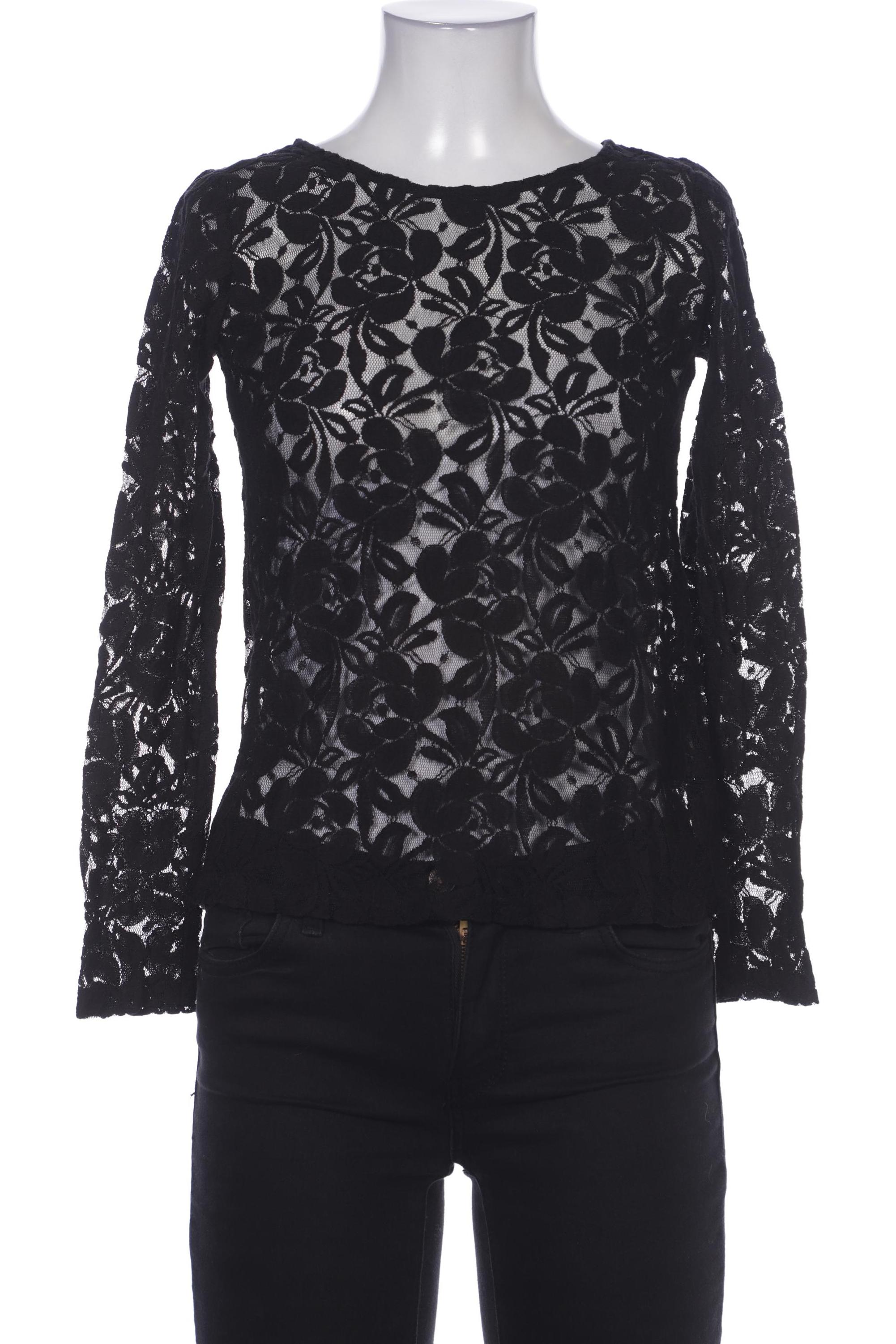 

Hallhuber Damen Langarmshirt, schwarz, Gr. 34