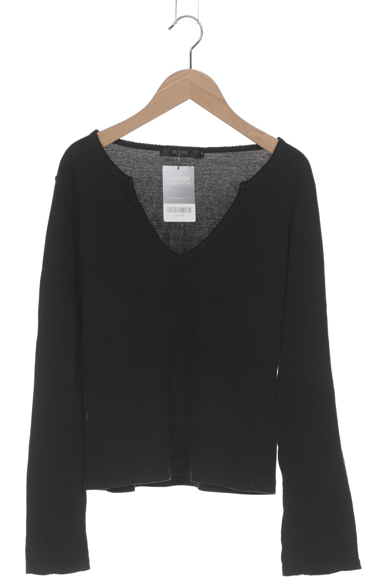 

Hallhuber Damen Langarmshirt, schwarz, Gr. 38