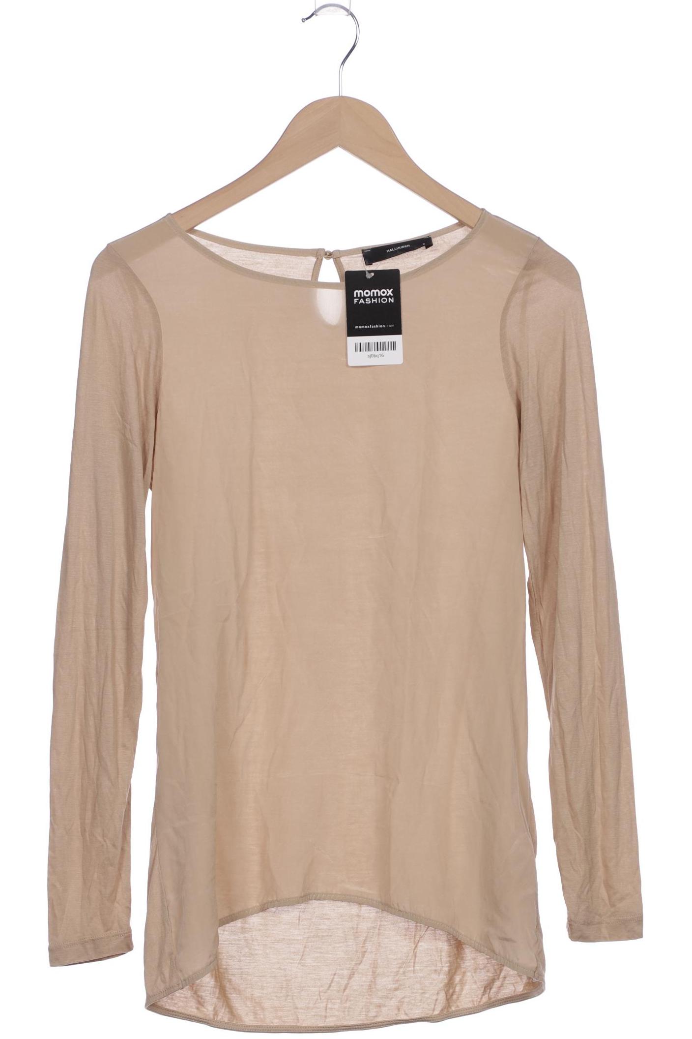 

Hallhuber Damen Langarmshirt, beige, Gr. 36