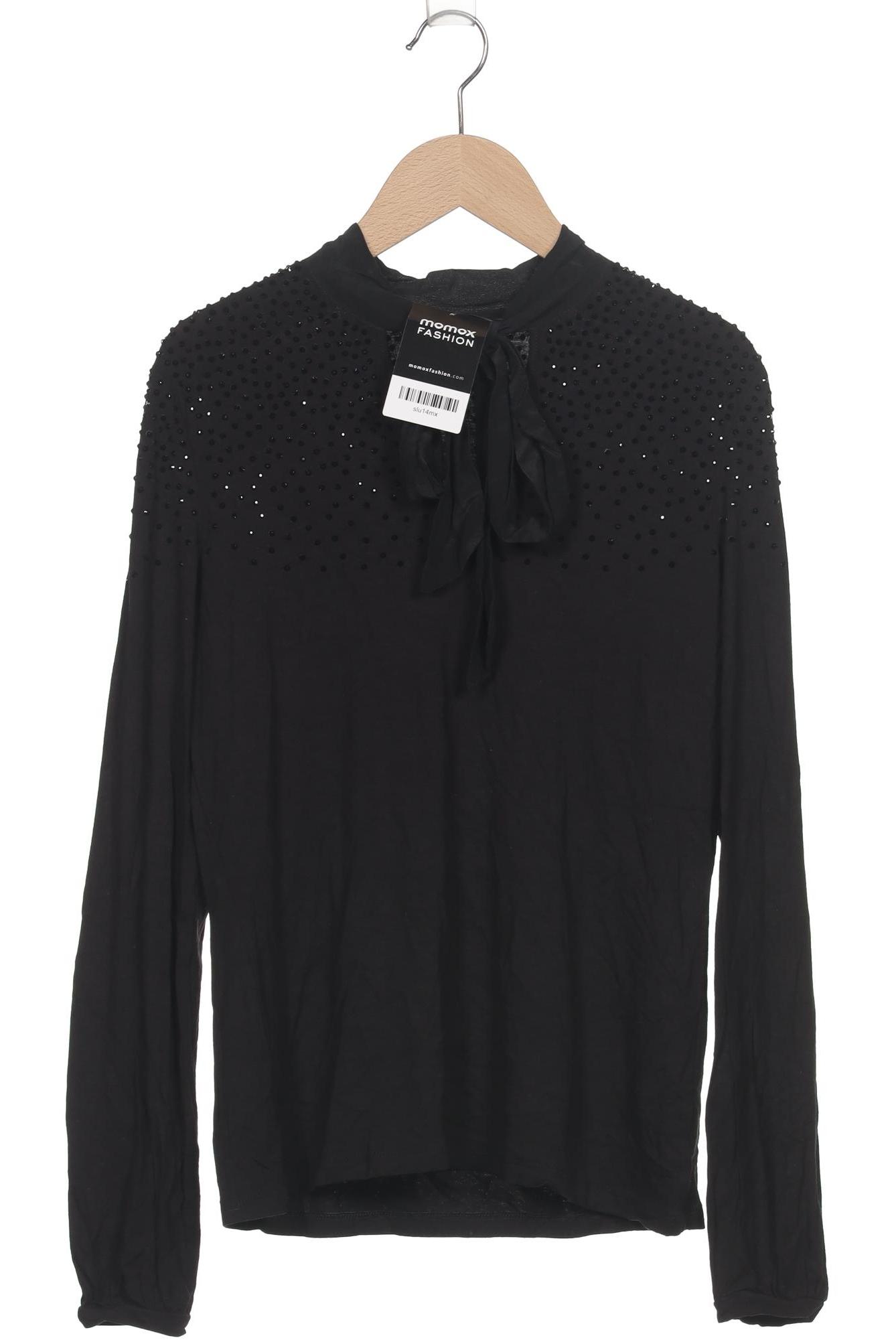 

Hallhuber Damen Langarmshirt, schwarz, Gr. 36
