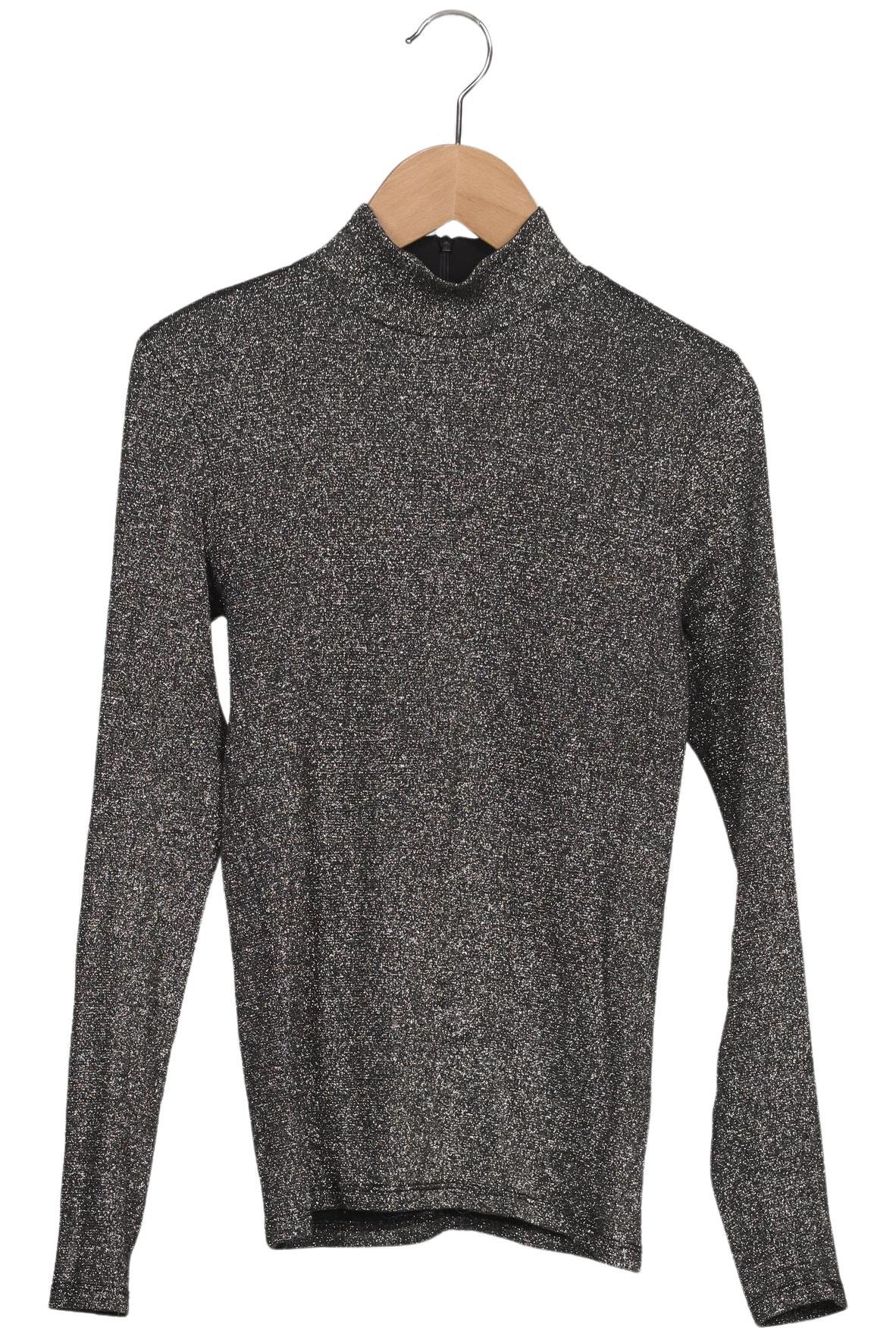 

Hallhuber Damen Langarmshirt, silber, Gr. 34