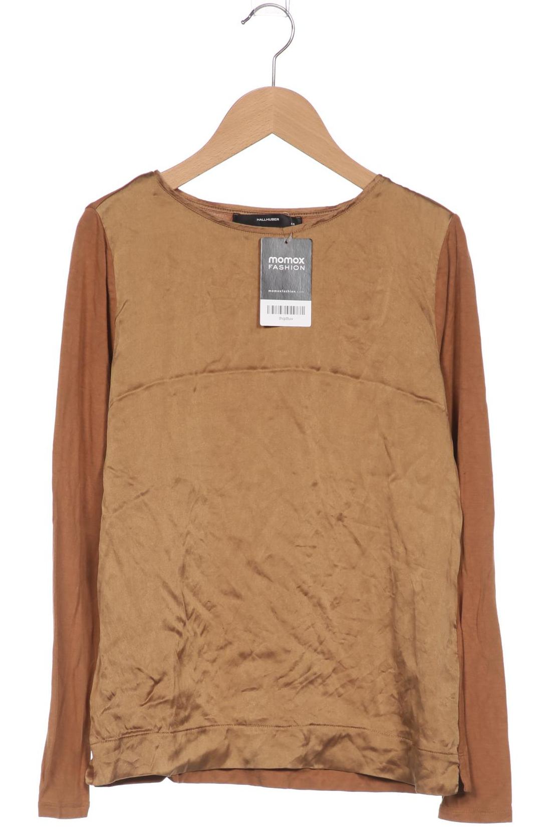 

Hallhuber Damen Langarmshirt, braun, Gr. 34