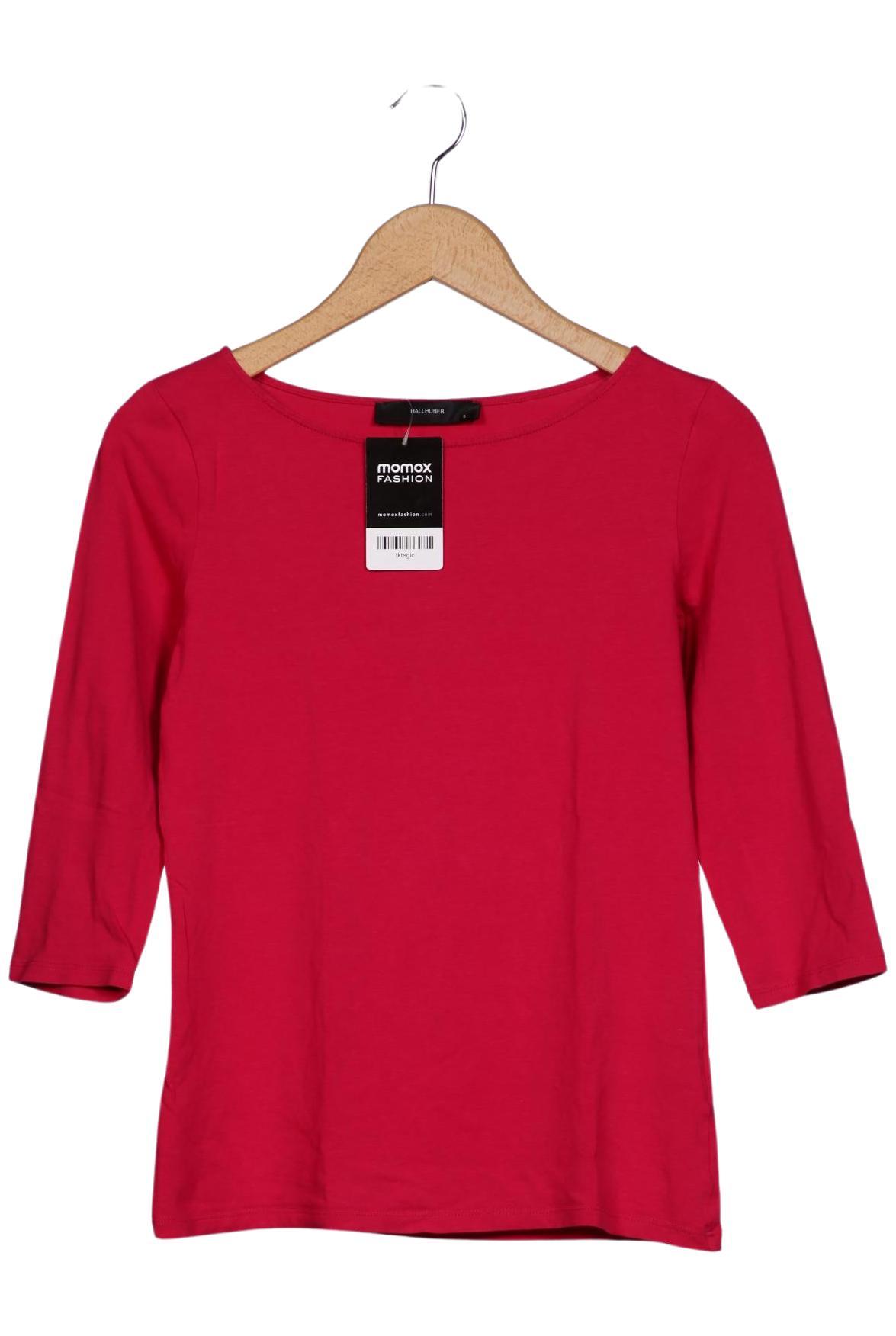 

Hallhuber Damen Langarmshirt, rot, Gr. 36