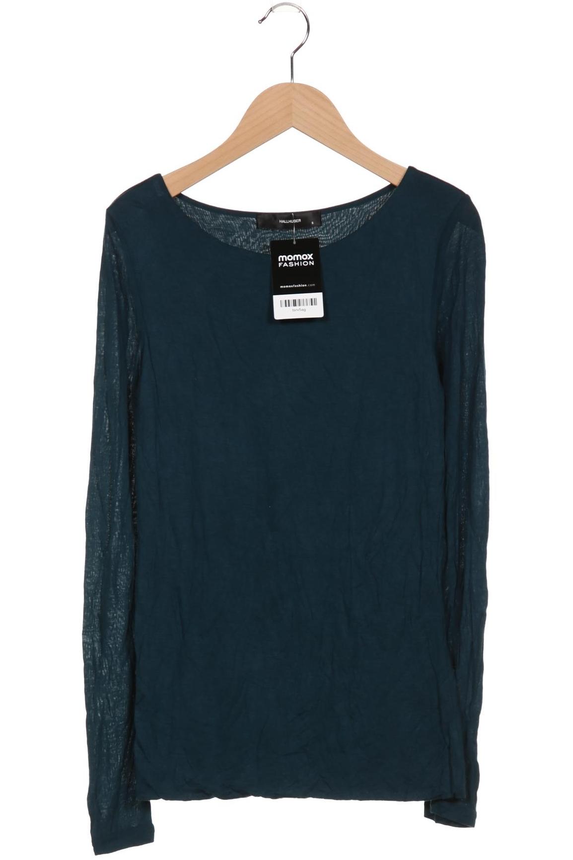 

Hallhuber Damen Langarmshirt, türkis, Gr. 36