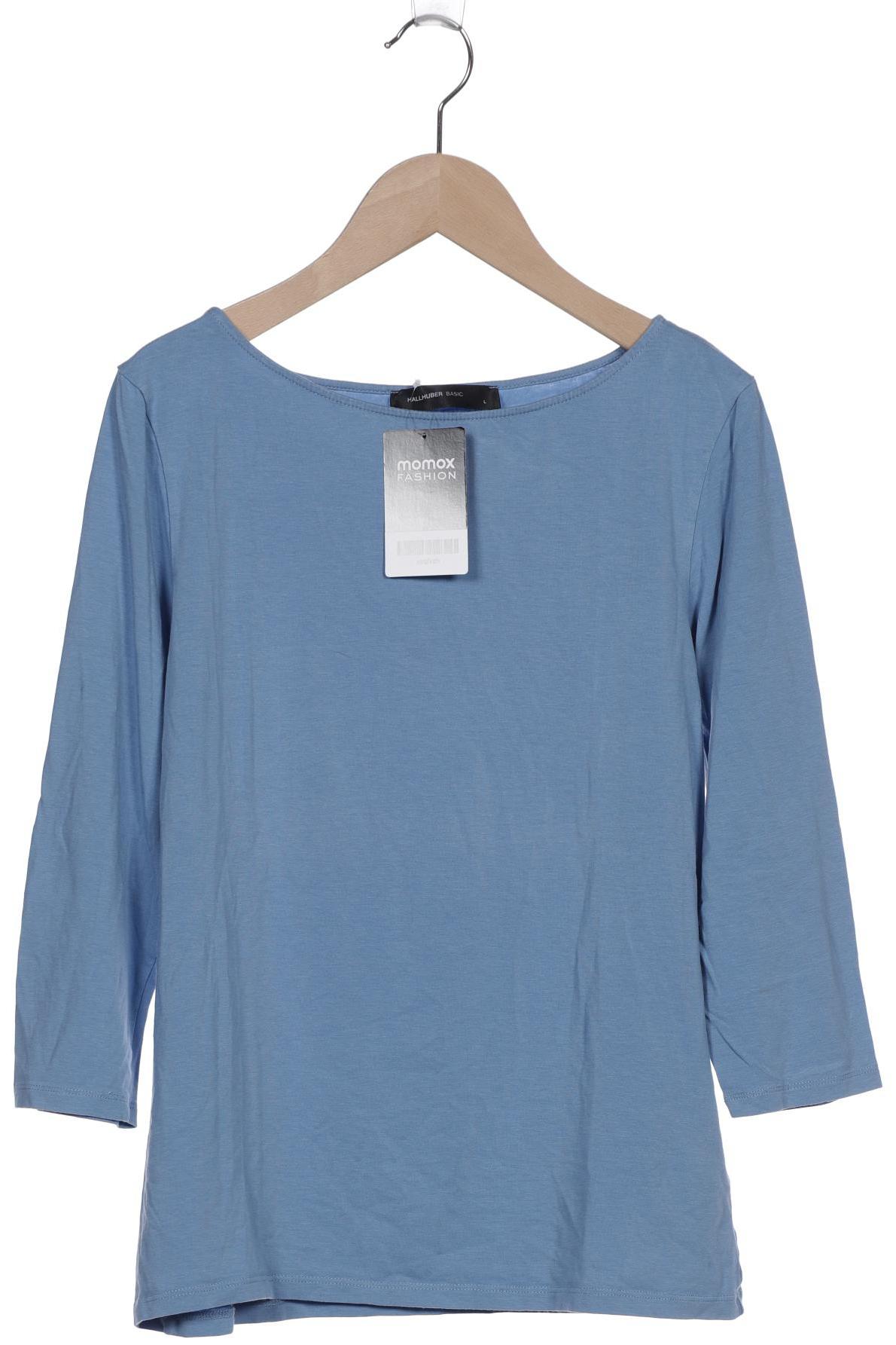 

Hallhuber Damen Langarmshirt, hellblau, Gr. 42