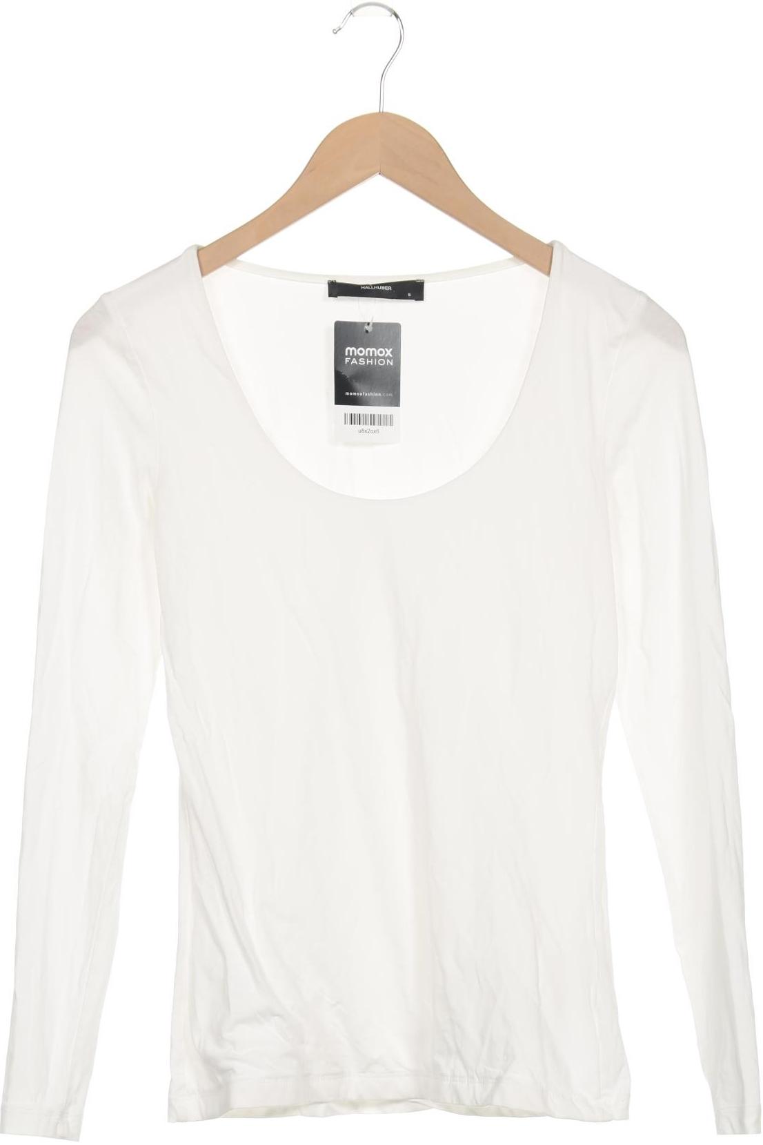 

Hallhuber Damen Langarmshirt, weiß, Gr. 36
