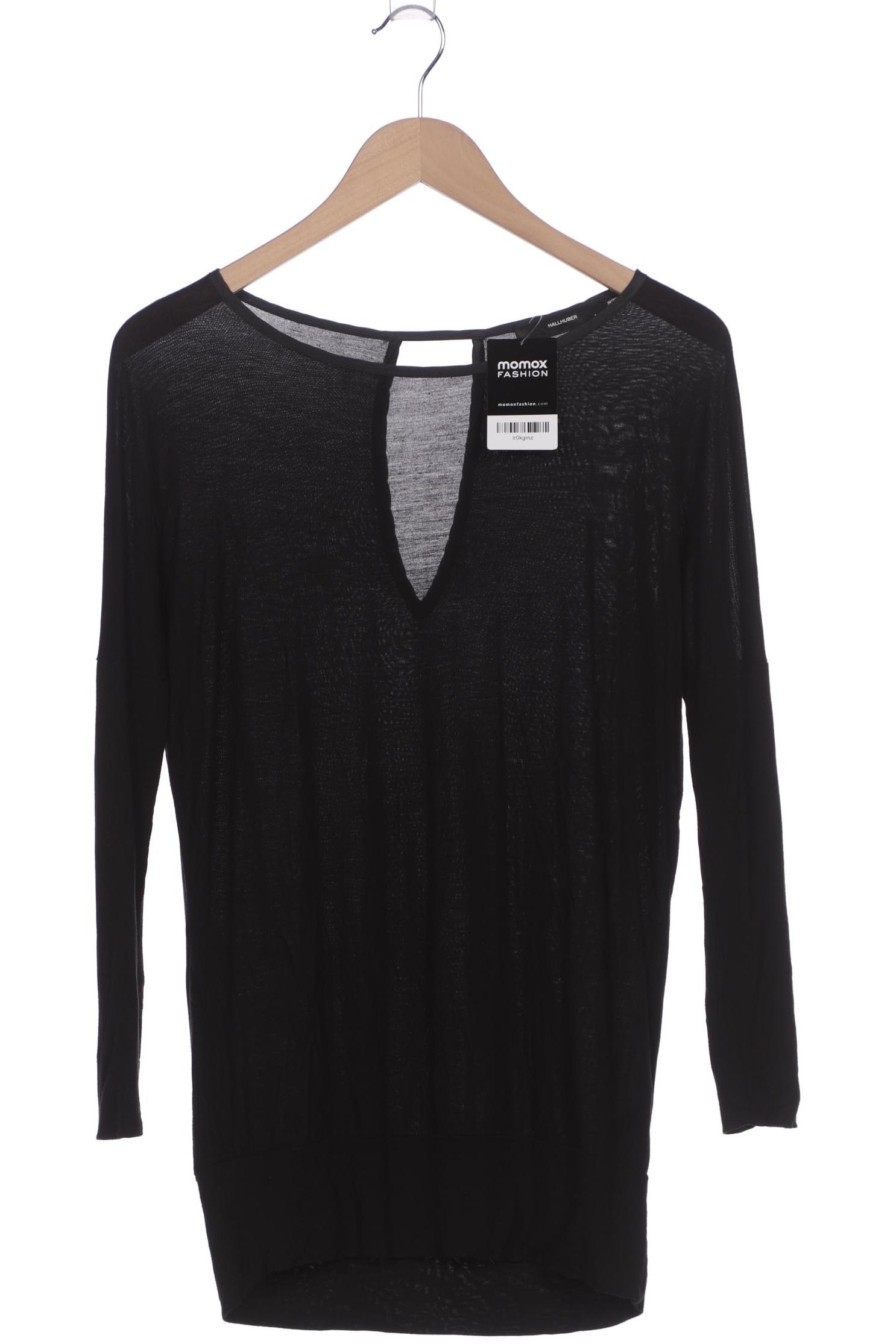 

Hallhuber Damen Langarmshirt, schwarz, Gr. 36