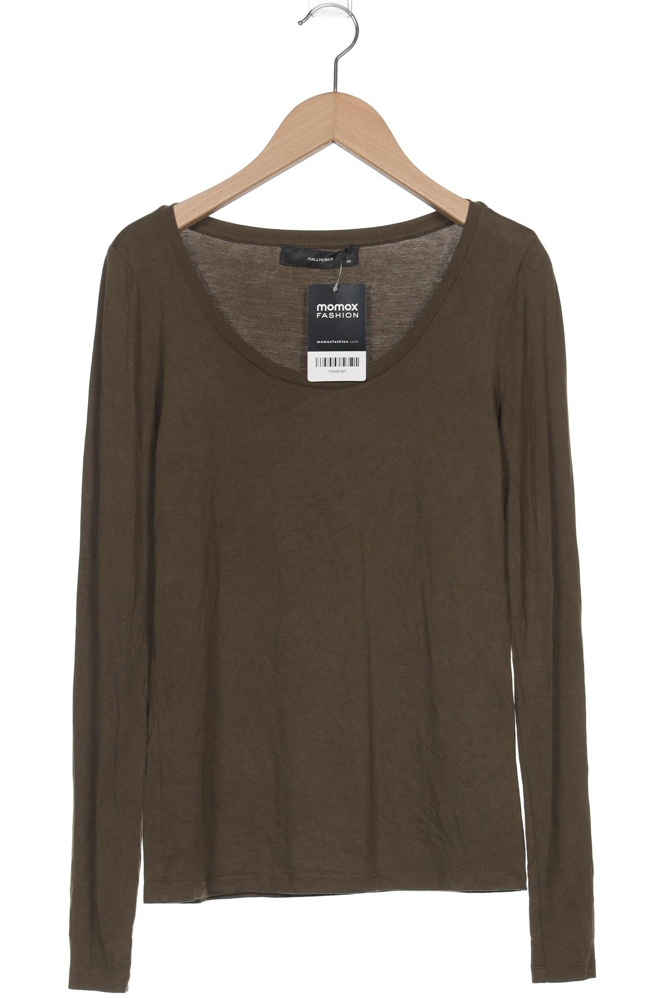 

Hallhuber Damen Langarmshirt, grün, Gr. 34