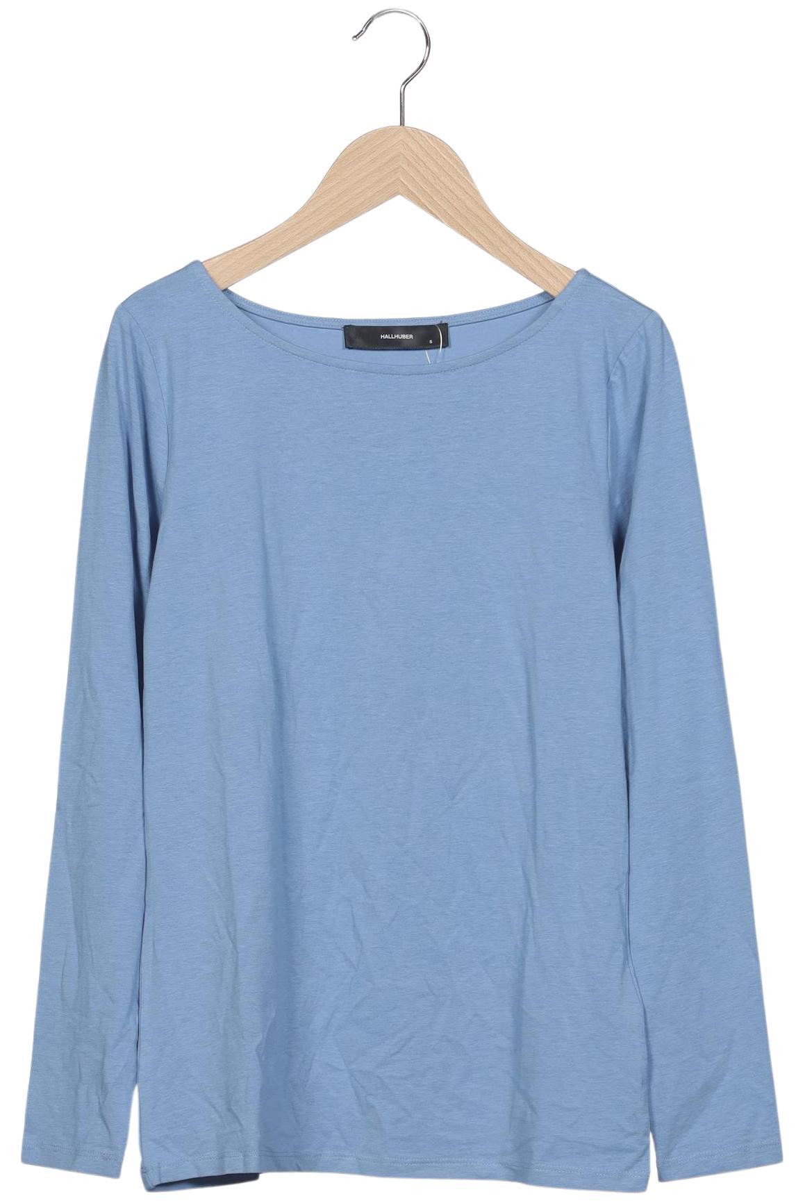

Hallhuber Damen Langarmshirt, hellblau, Gr. 36