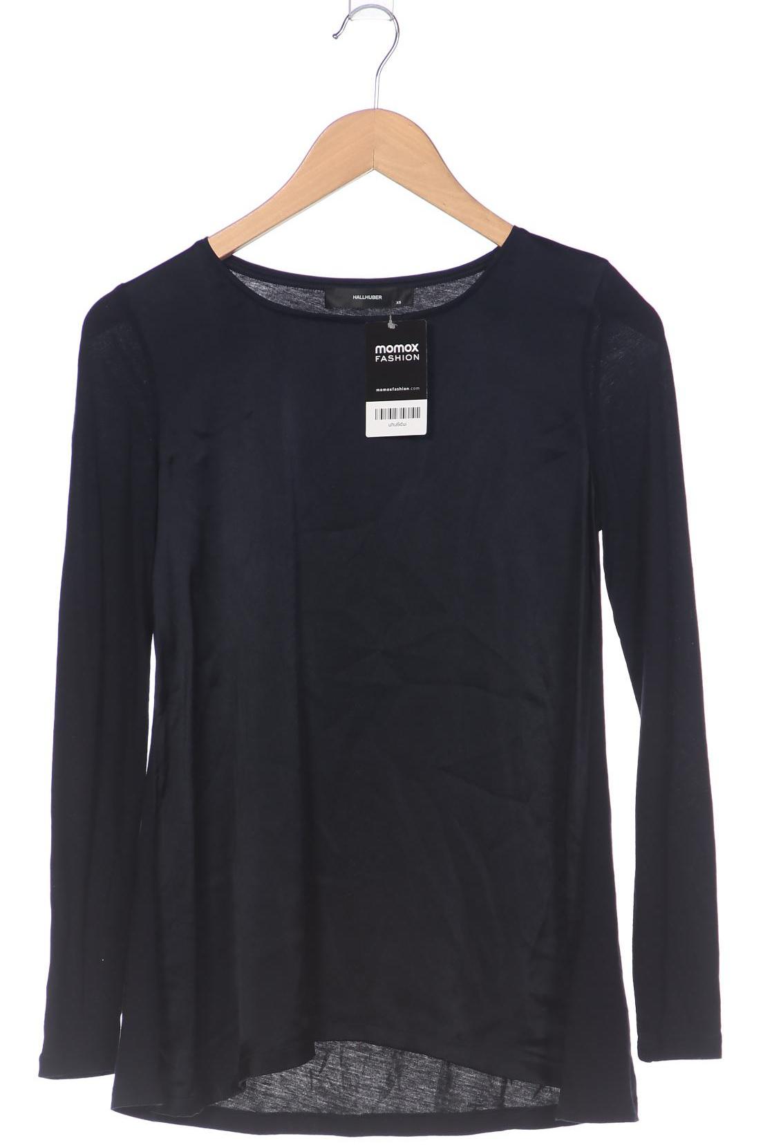 

Hallhuber Damen Langarmshirt, marineblau, Gr. 34