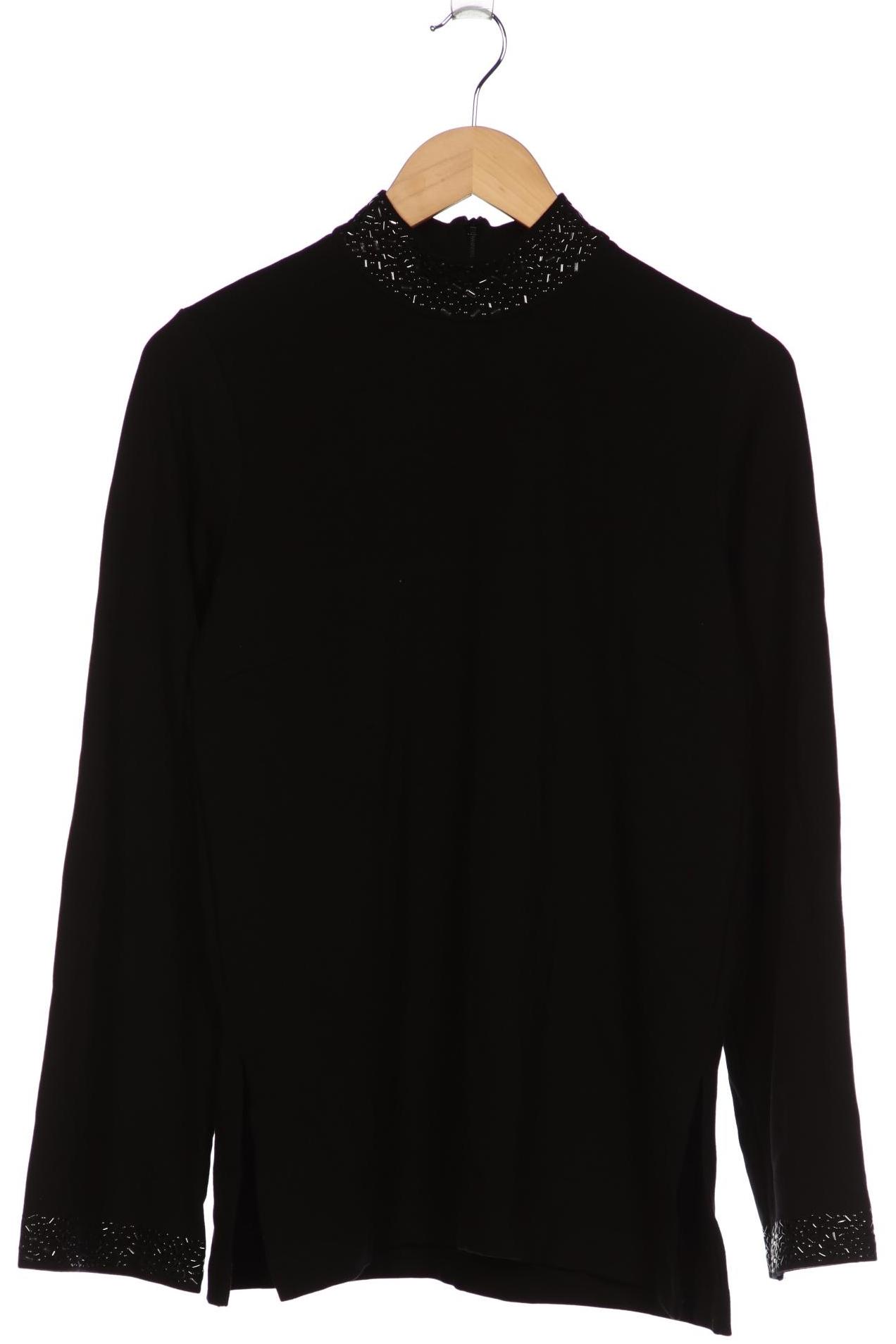 

Hallhuber Damen Langarmshirt, schwarz, Gr. 38