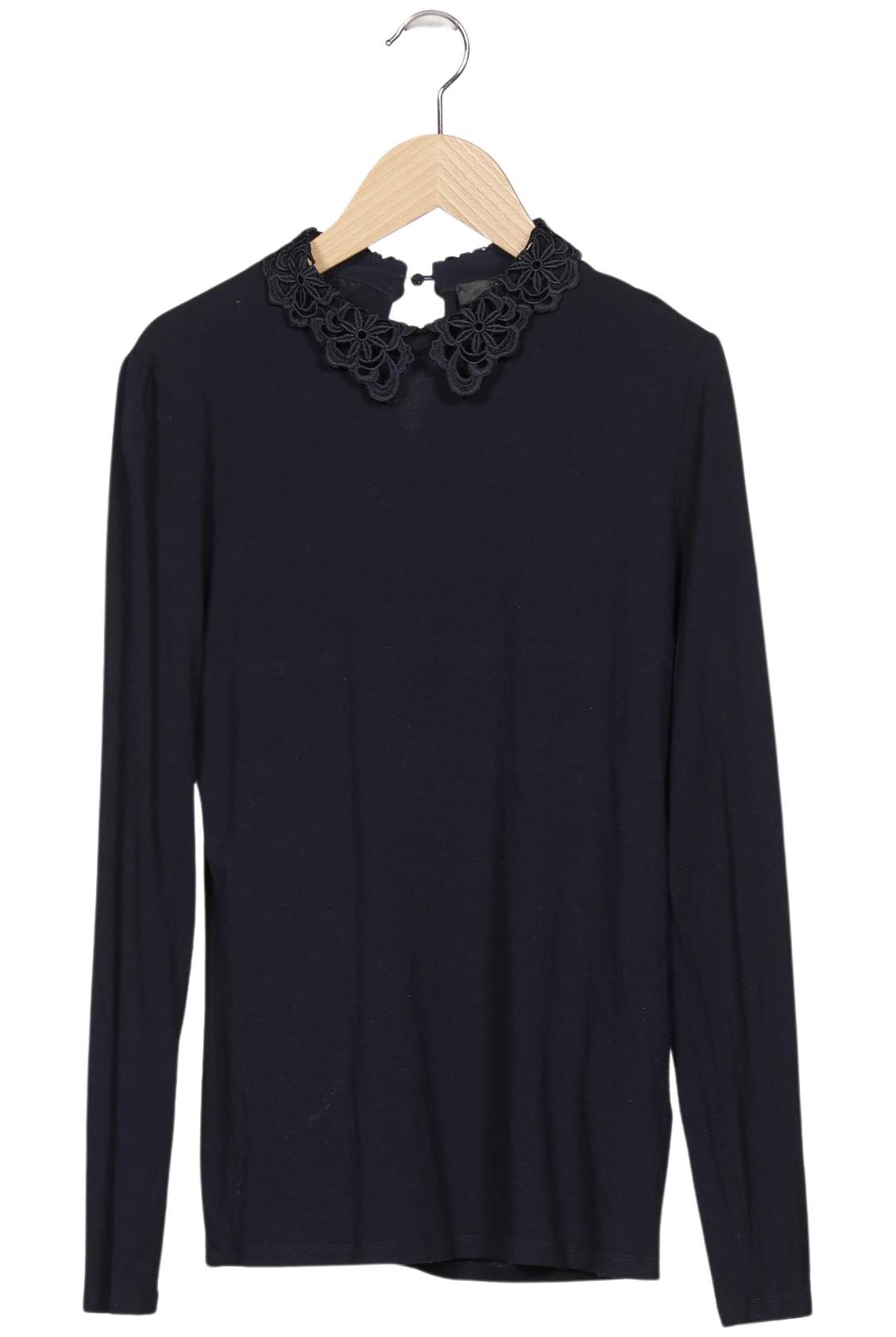 

Hallhuber Damen Langarmshirt, marineblau, Gr. 36